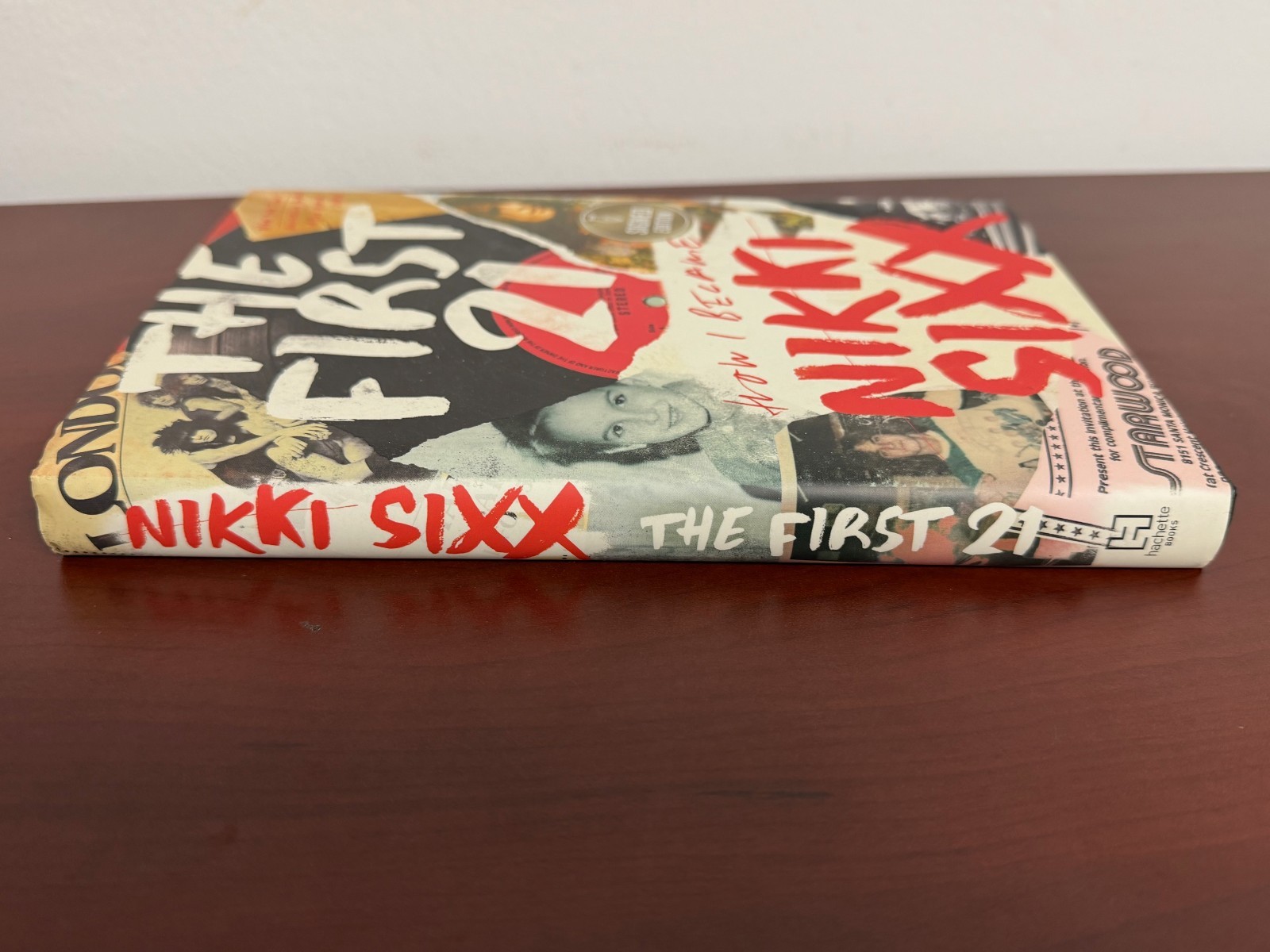Nikki Sixx The First 21 *Signed Autograph* 2021 HC/WJ 1st Ed 1st Printing