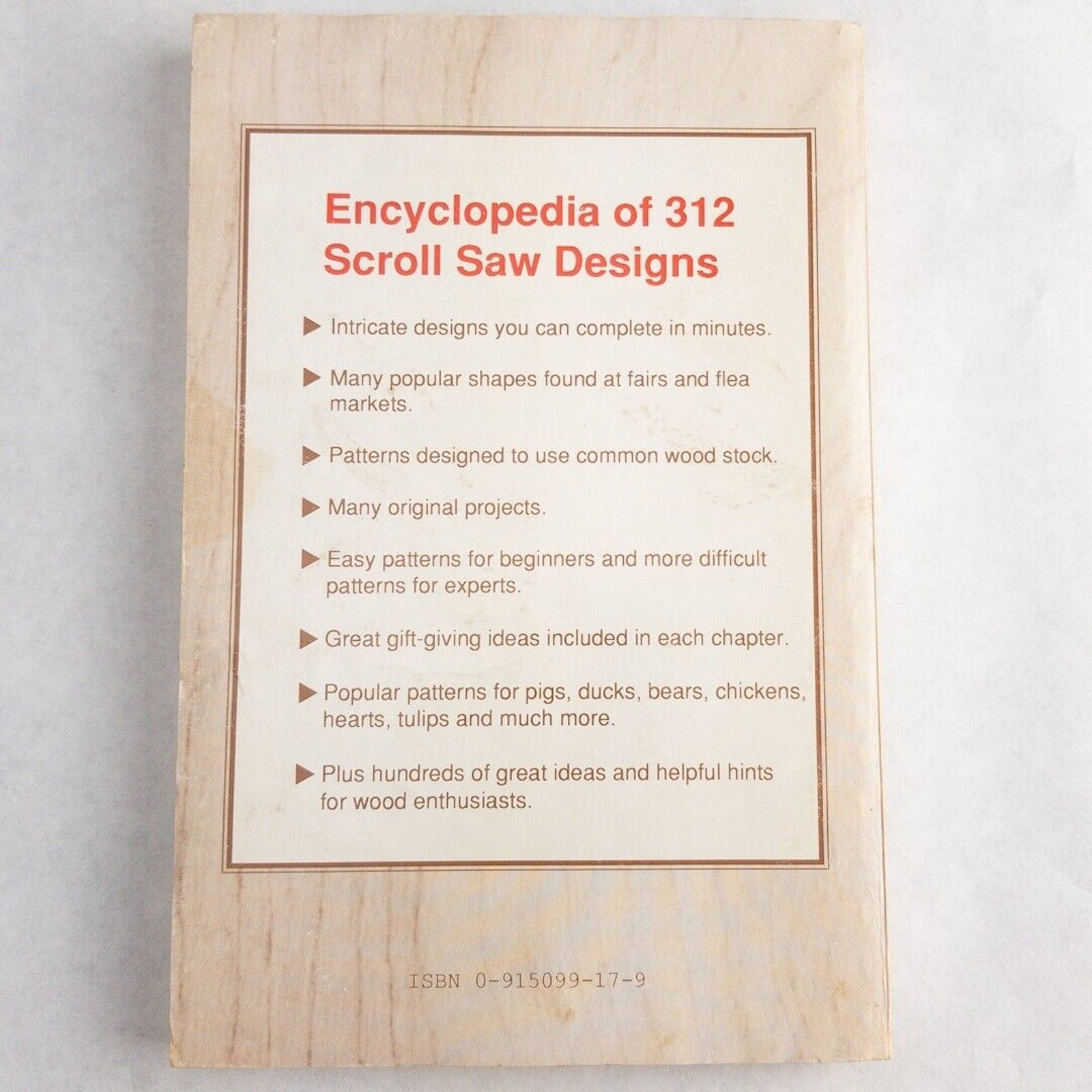 Encyclopedia of 312 Scroll Saw Designs – Paperback By LA Forge, John – GOOD