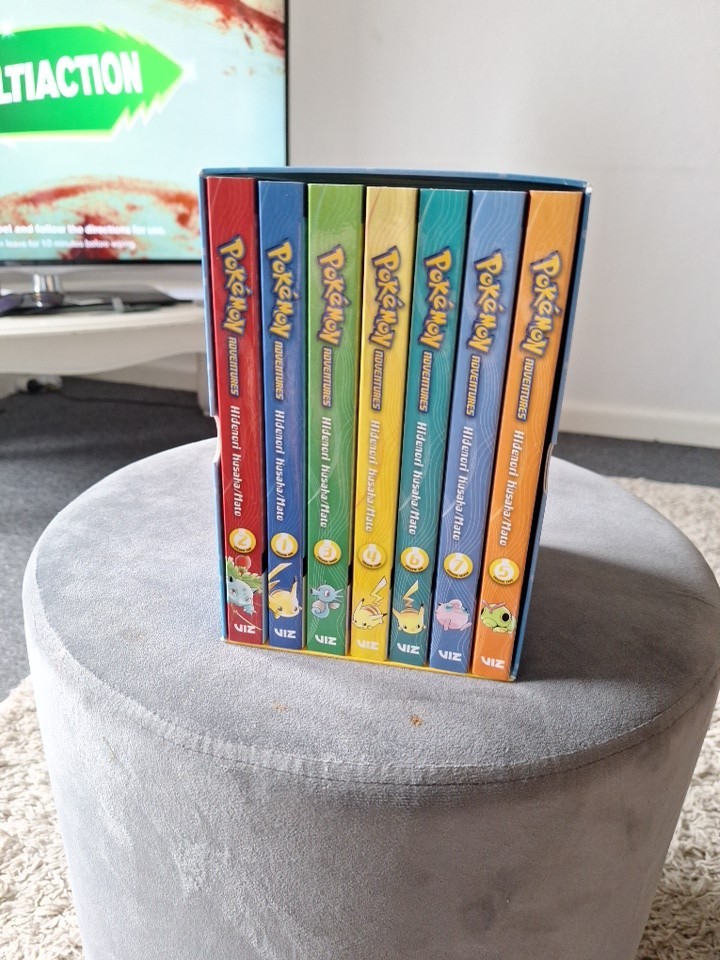 Pokemon Adventures Volumes 1-7 Paperback Books Series Set – CLEAN, ONE READER!