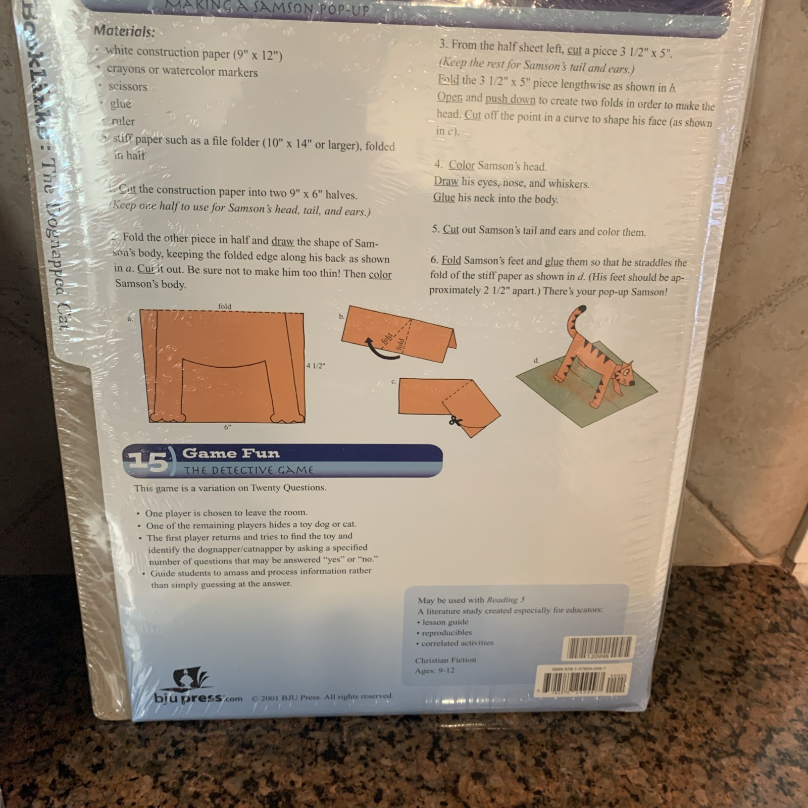BJU BookLinks Looking For Home Golden Cowrie Derwood Inc Dog napped Cat 6 Total