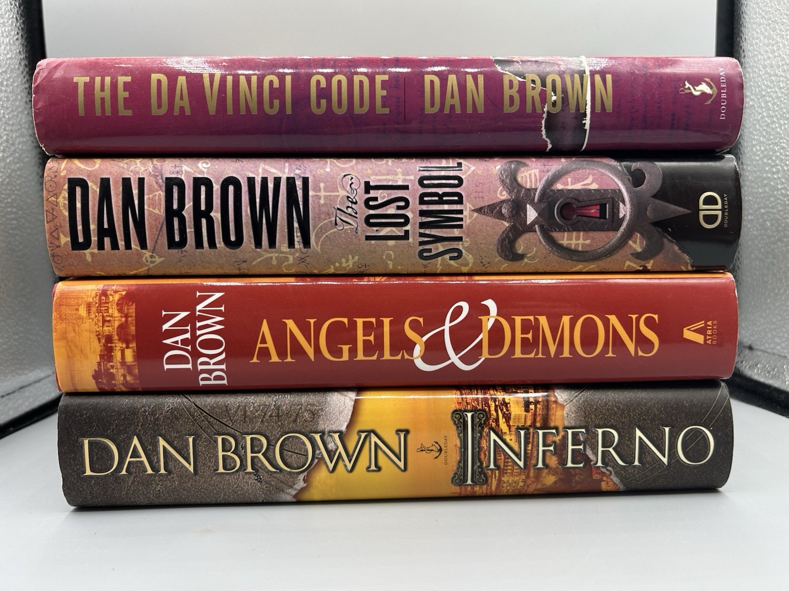 Lot of 4 HARDCOVER Robert Langdon Books by Dan Brown – Da Vinci Code – Inferno