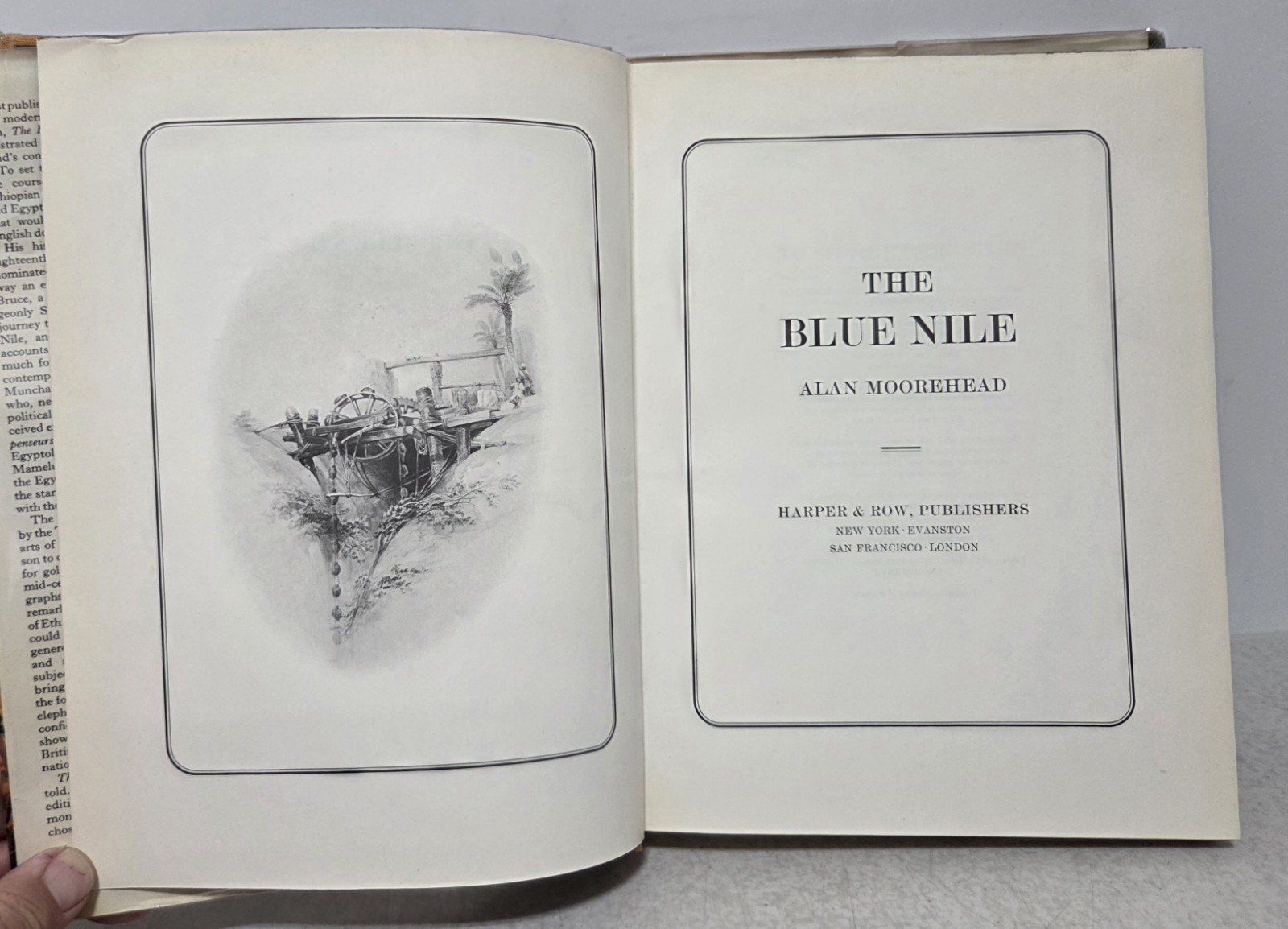 The White Blue Nile Alan Moorehead Hardcover Book Lot Of 2 Illus. 1972 Africa