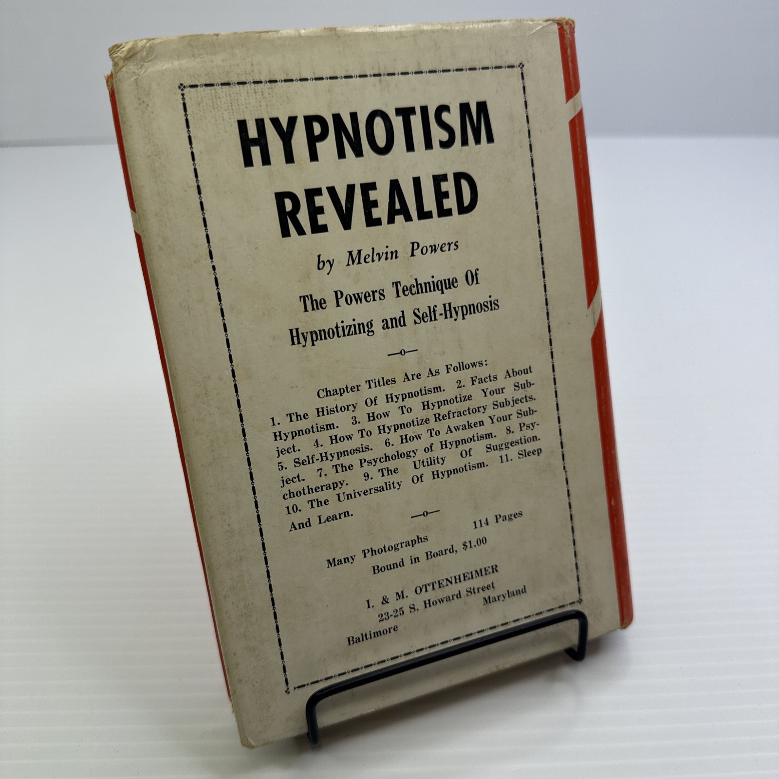 The Science of Hypnotism from Compilation L. E. Young 1953 Revised Melvin Powers