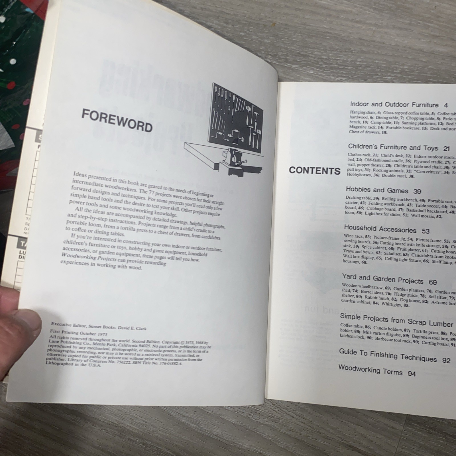 Sunset Woodworking Projects Hobby & Craft Book Paperback 1980