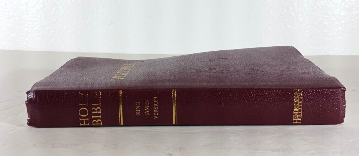 Holy Bible King James Version Burgundy 2019 Hendrickson Bibles