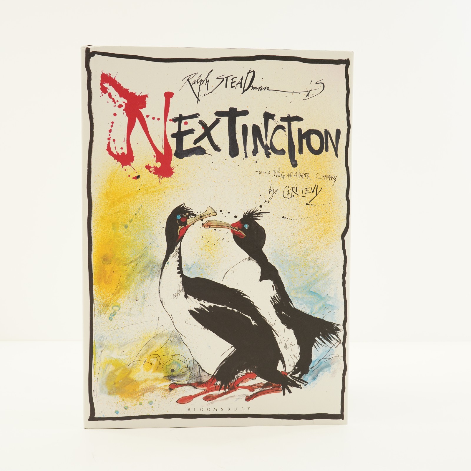 Ralph Steadman Nextinction Ceri Levy Signed Wing and Prayer Commentary