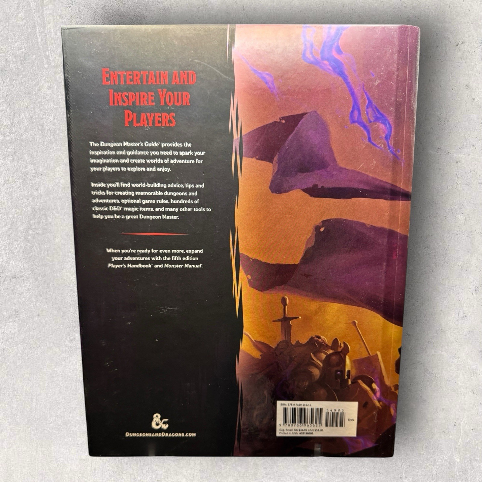 Dungeons and Dragons Dungeon Master’s Guide Hardcover Core Rulebook RPG