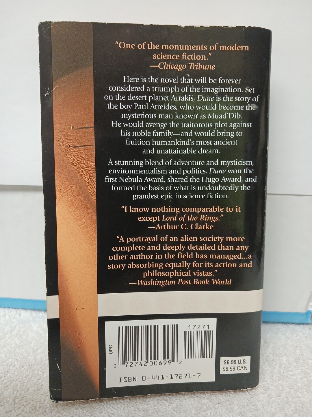 Dune Trilogy Children of Dune Messiah Frank Herbert ACE Books Edition Paperback