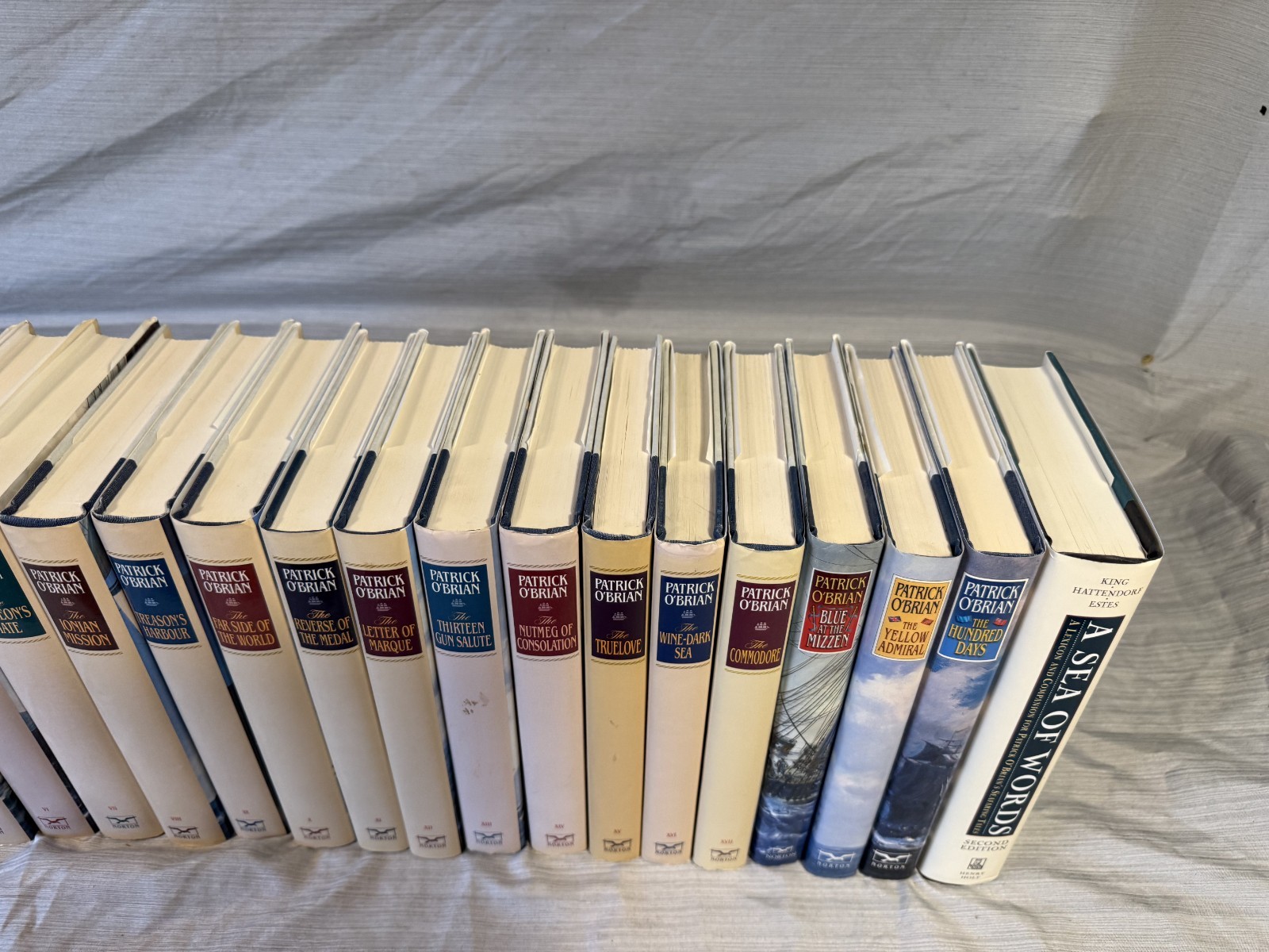 Patrick O’Brian Aubrey Maturin Complete 21 Volume Set HC/DJ Norton Fine