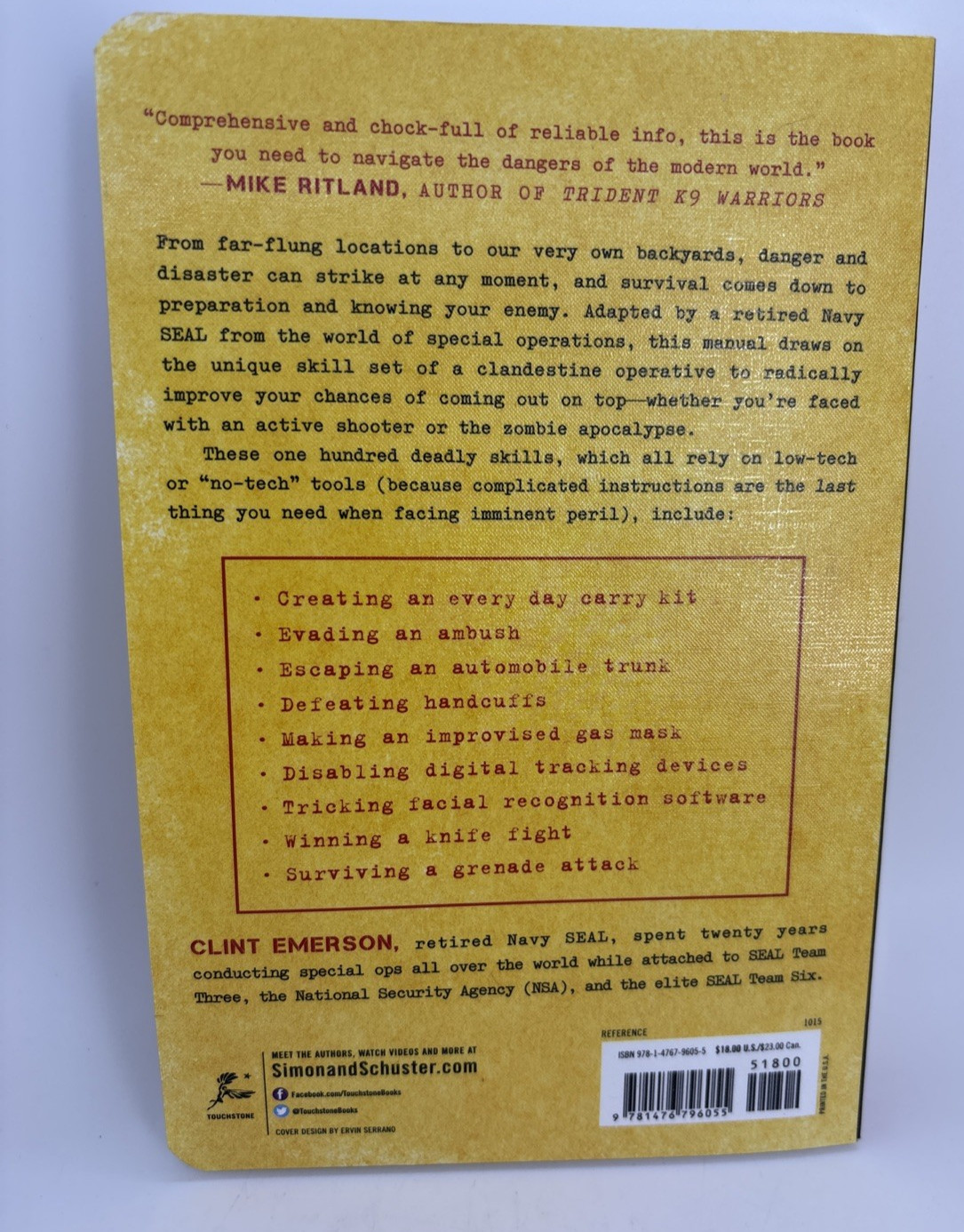 100 Deadly Skills The SEAL Operatives Guide to Surviving Any Dangerous Situation