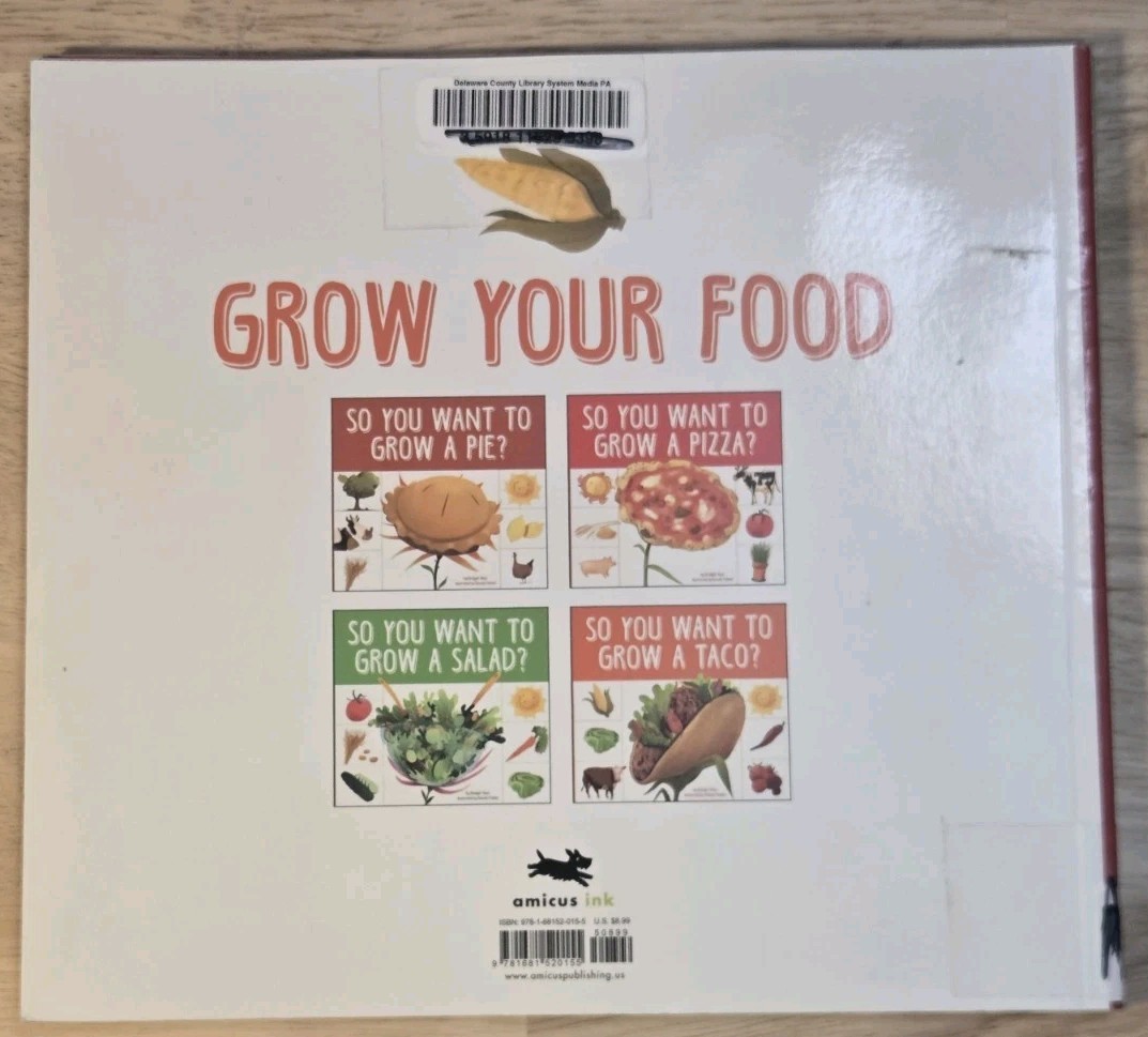 Kids “Grow Your Food” Book Lot – Taco & Salad by Bridget Heos – STEM…