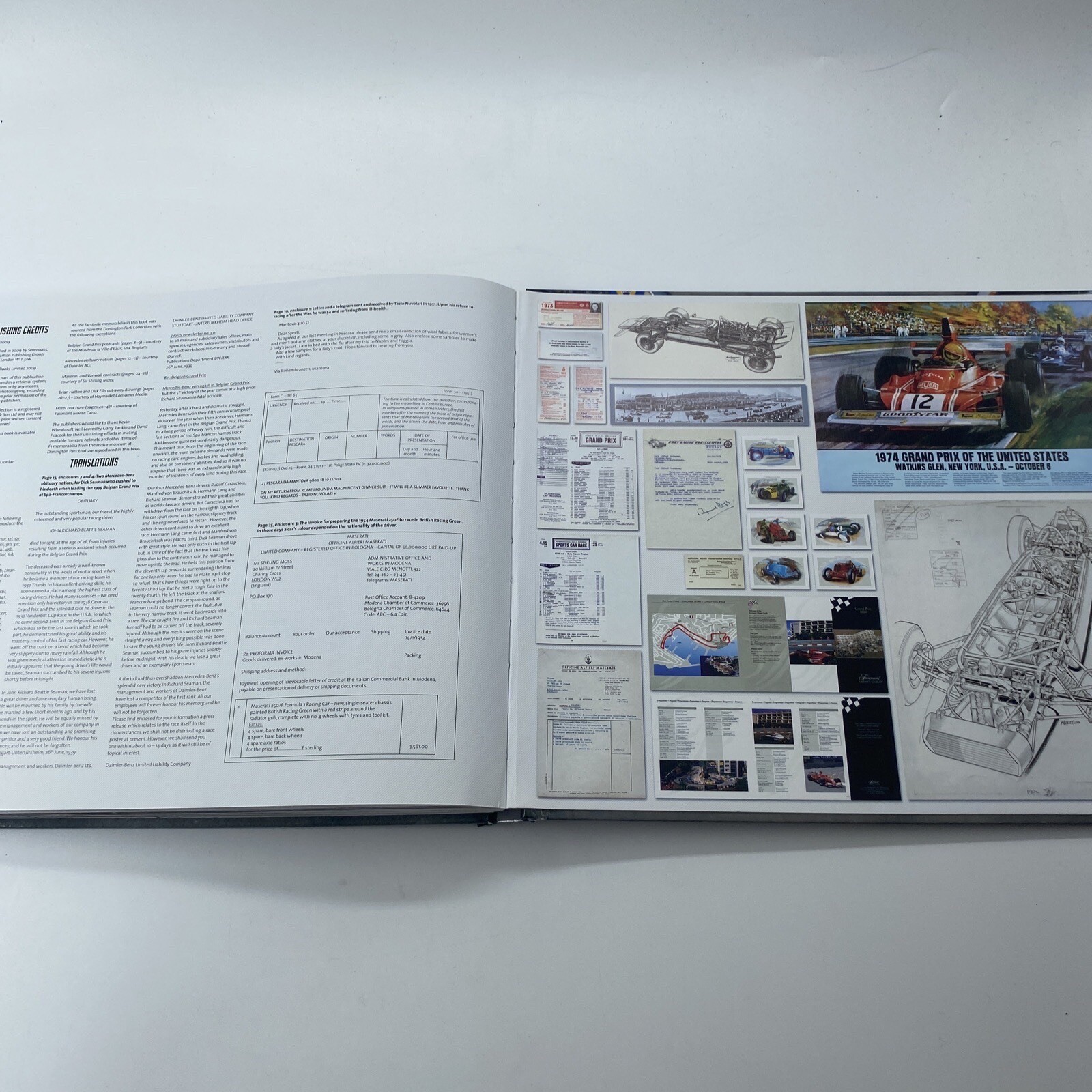 The Treasures of Formula One – Bruce Jones (hardcover Book)