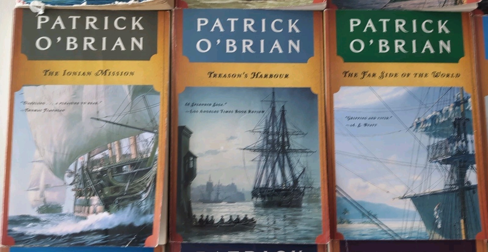 Lot Of 19 Patrick O’Brian,Norton Publishing, Paperback Books, No Vol. 2
