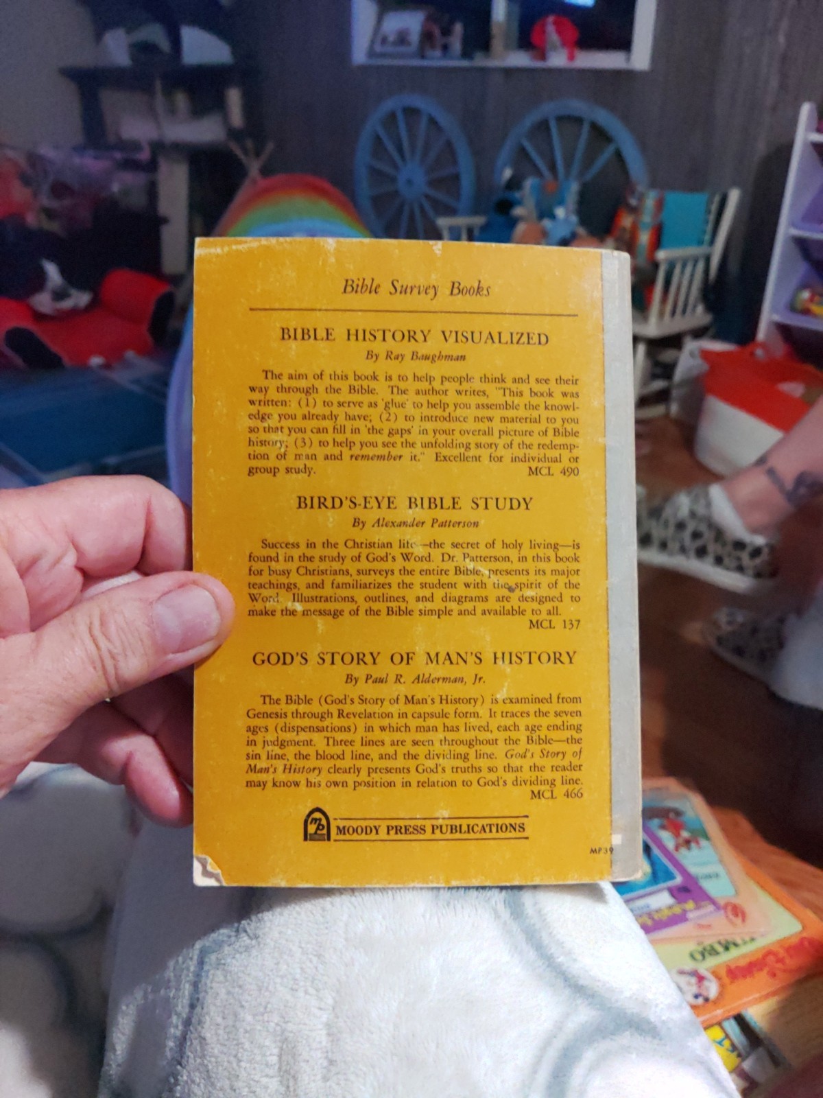 1963 BIBLE HISTORY VISUALIZED Ray Baughman Moody Press Paperback