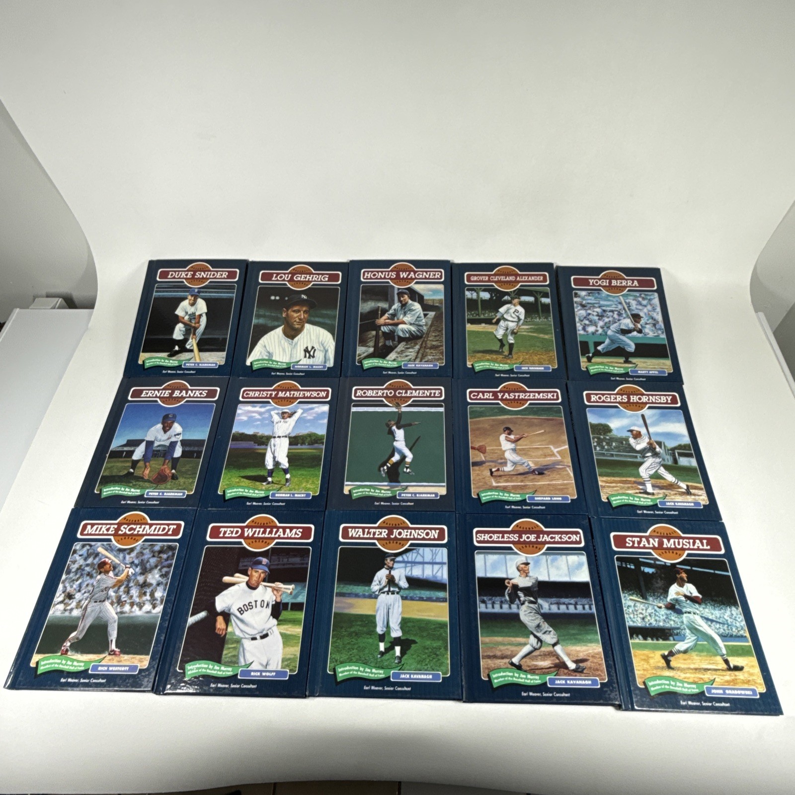 Baseball Legends Chelsea House Complete 34 Volume Set with ORIGINAL BOX MLB