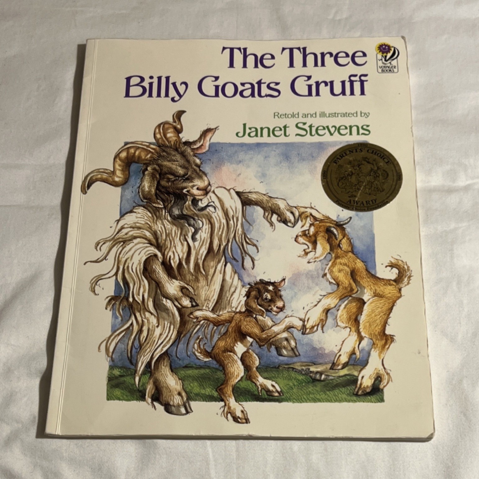 The Three Billy Goats Gruff Paperback by Janet Stevens Harcourt Brace Jovanovich