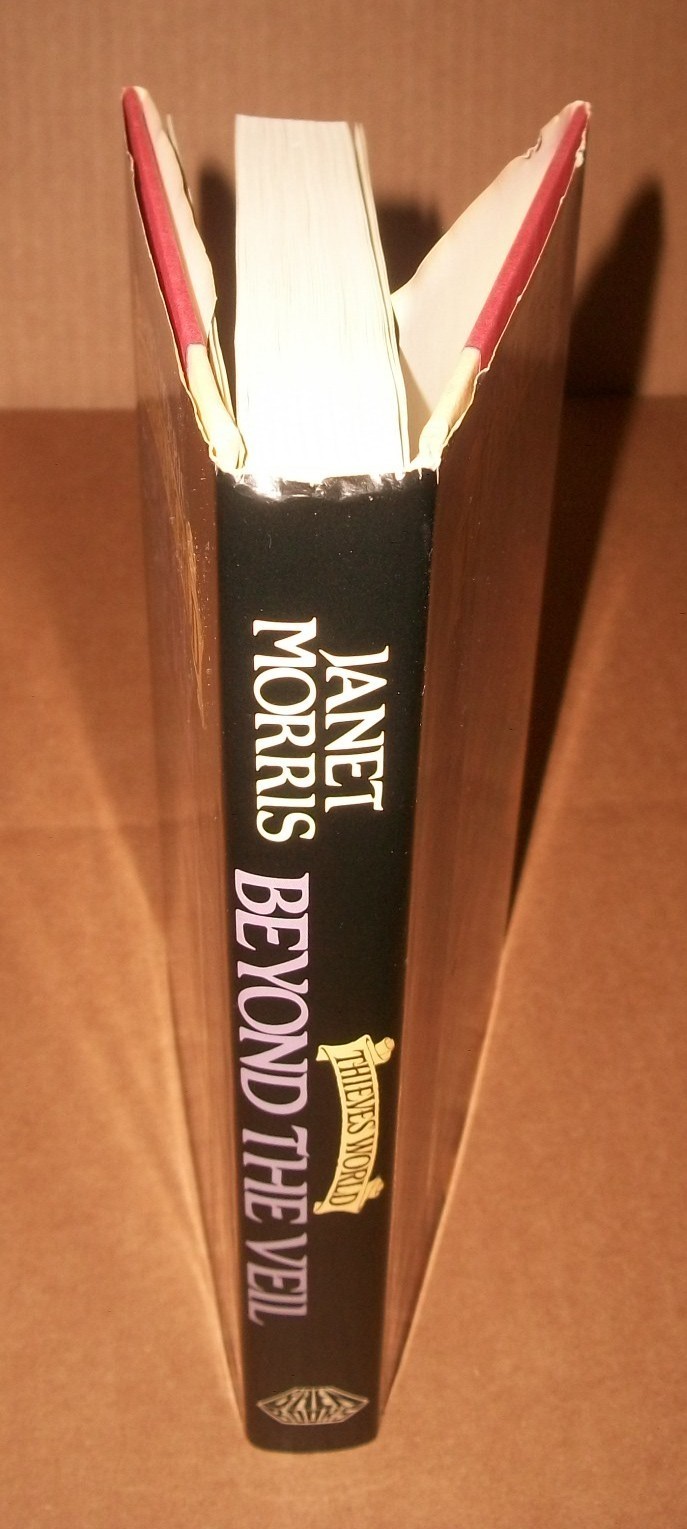 Thieves World Beyond the Veil 1985 Baen Janet Morris HCDJ $15.95 FE and prt VGVG