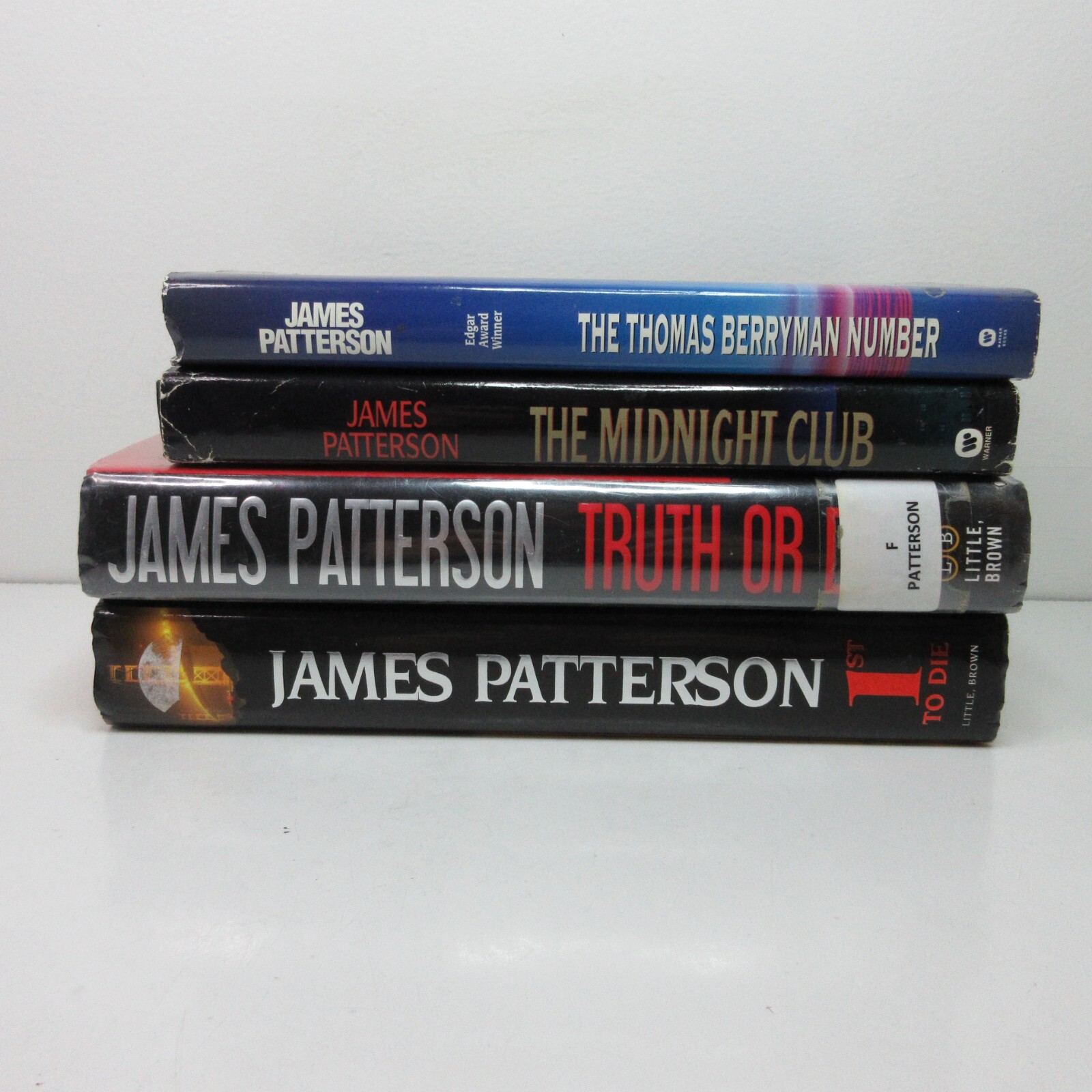 Lot of 4 James Patterson Hardcover Books -Women’s Murder Club/Stand Alone Novels