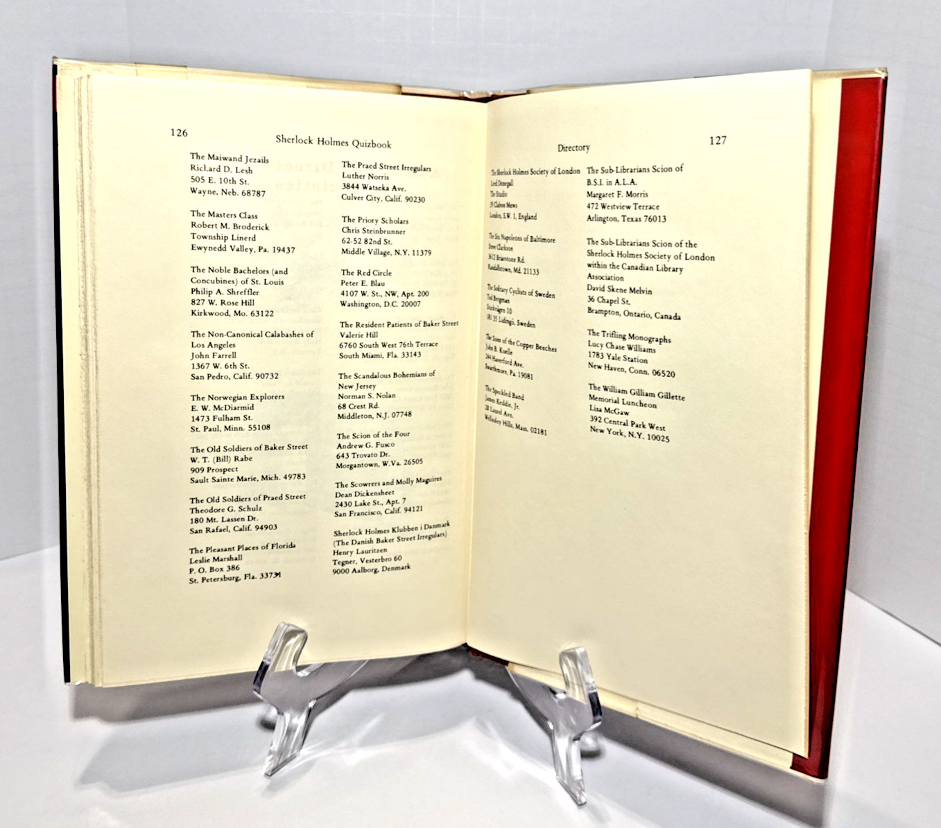 SHERLOCKIANA | 1st Ed HC DJ | The Sherlock Holmes Quizbook by Al Menendez