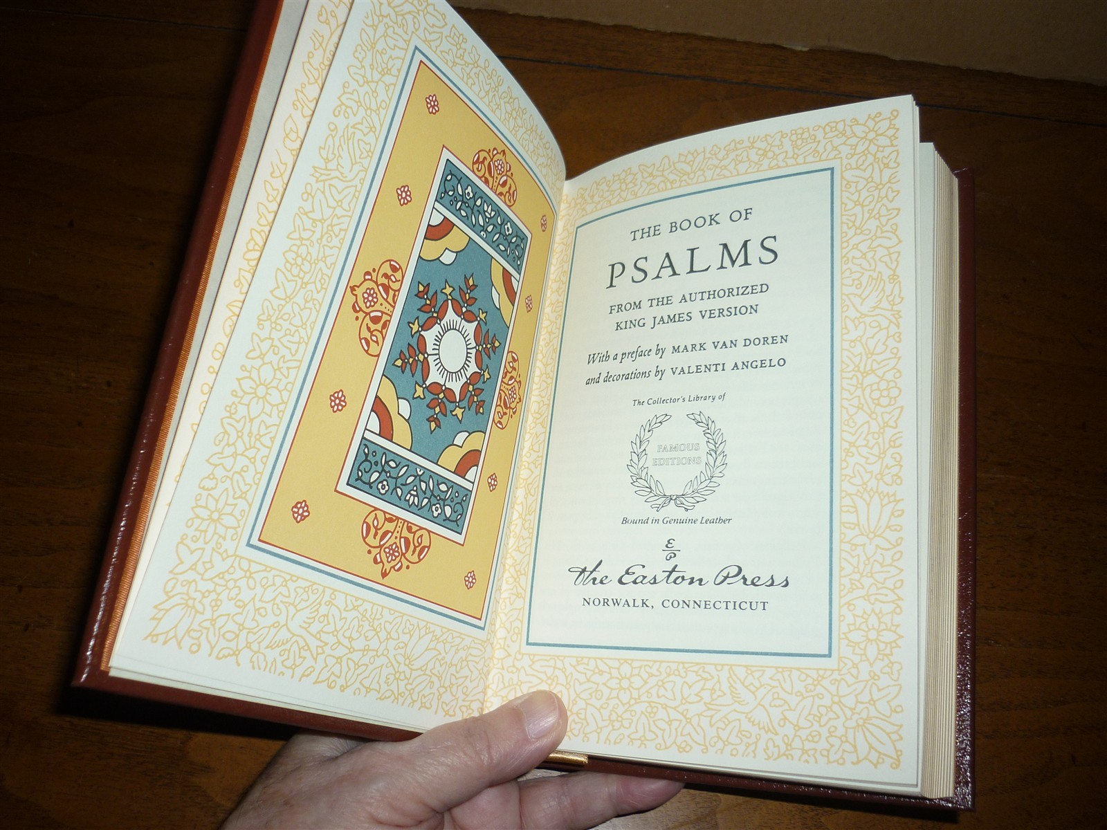 Easton Press. The Book of Psalms. 1988. Full leather. Fine copy.
