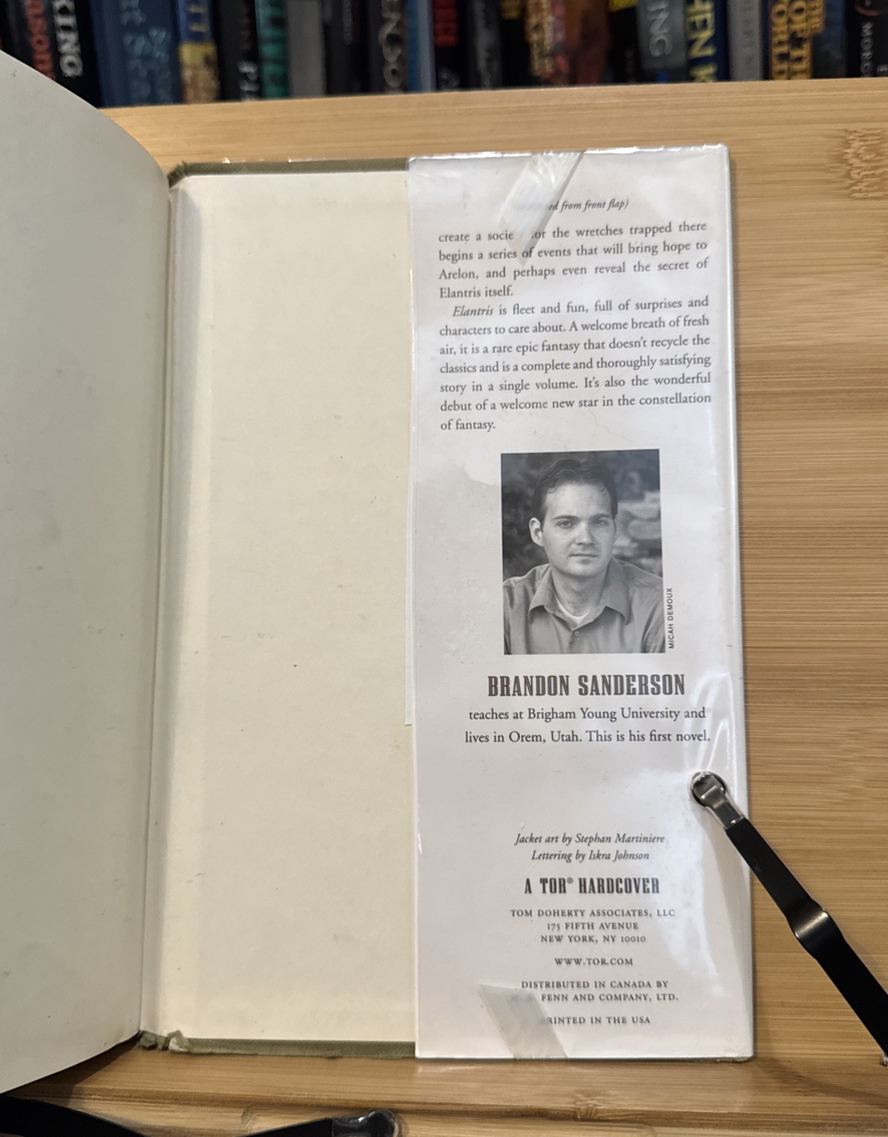 Elantris – Brandon Sanderson (Hardcover) First Edition/Print, 1st/1st, POOR