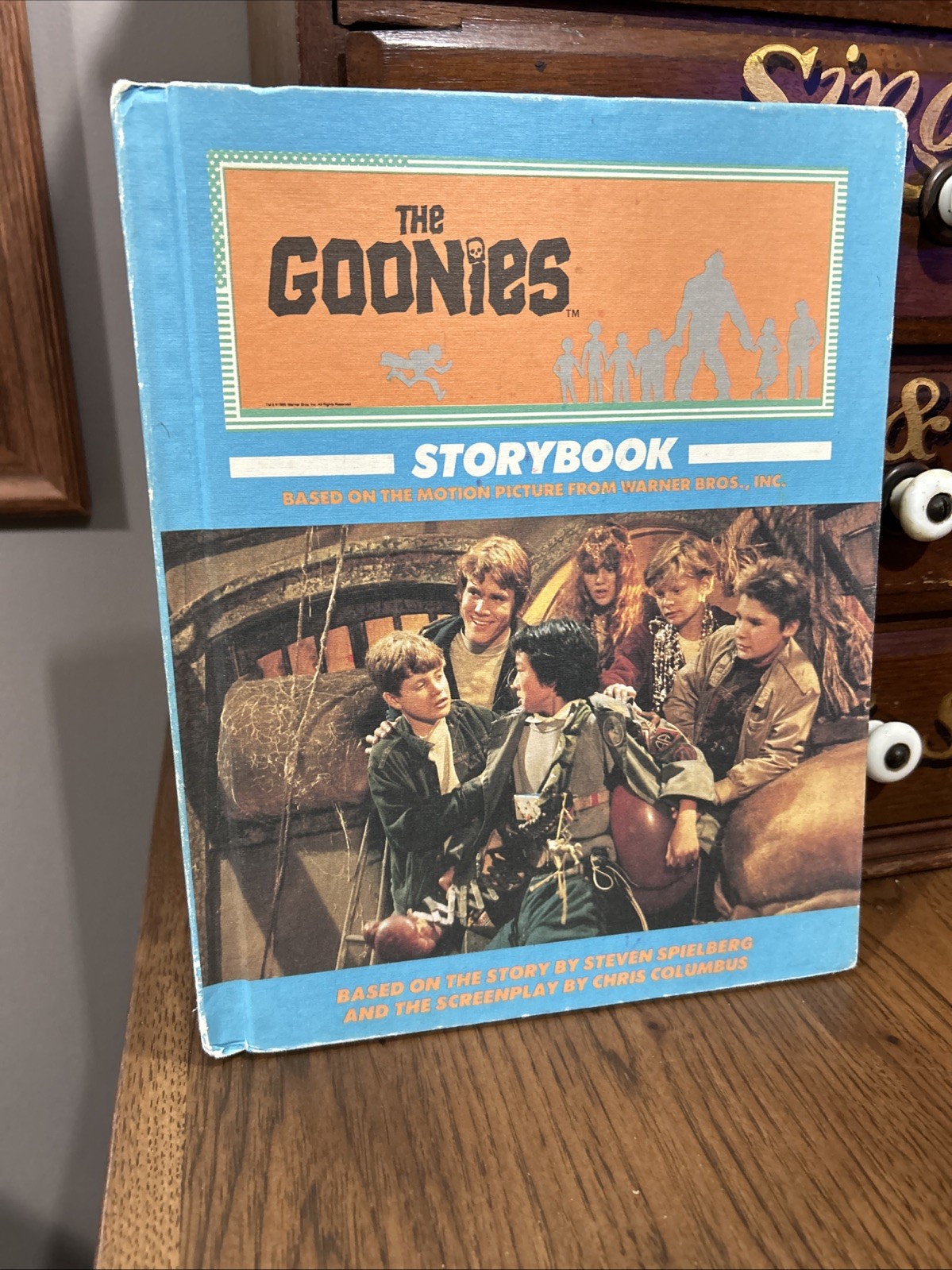 The Goonies Storybook 1985 Vintage Hardcover Book Matte Cover
