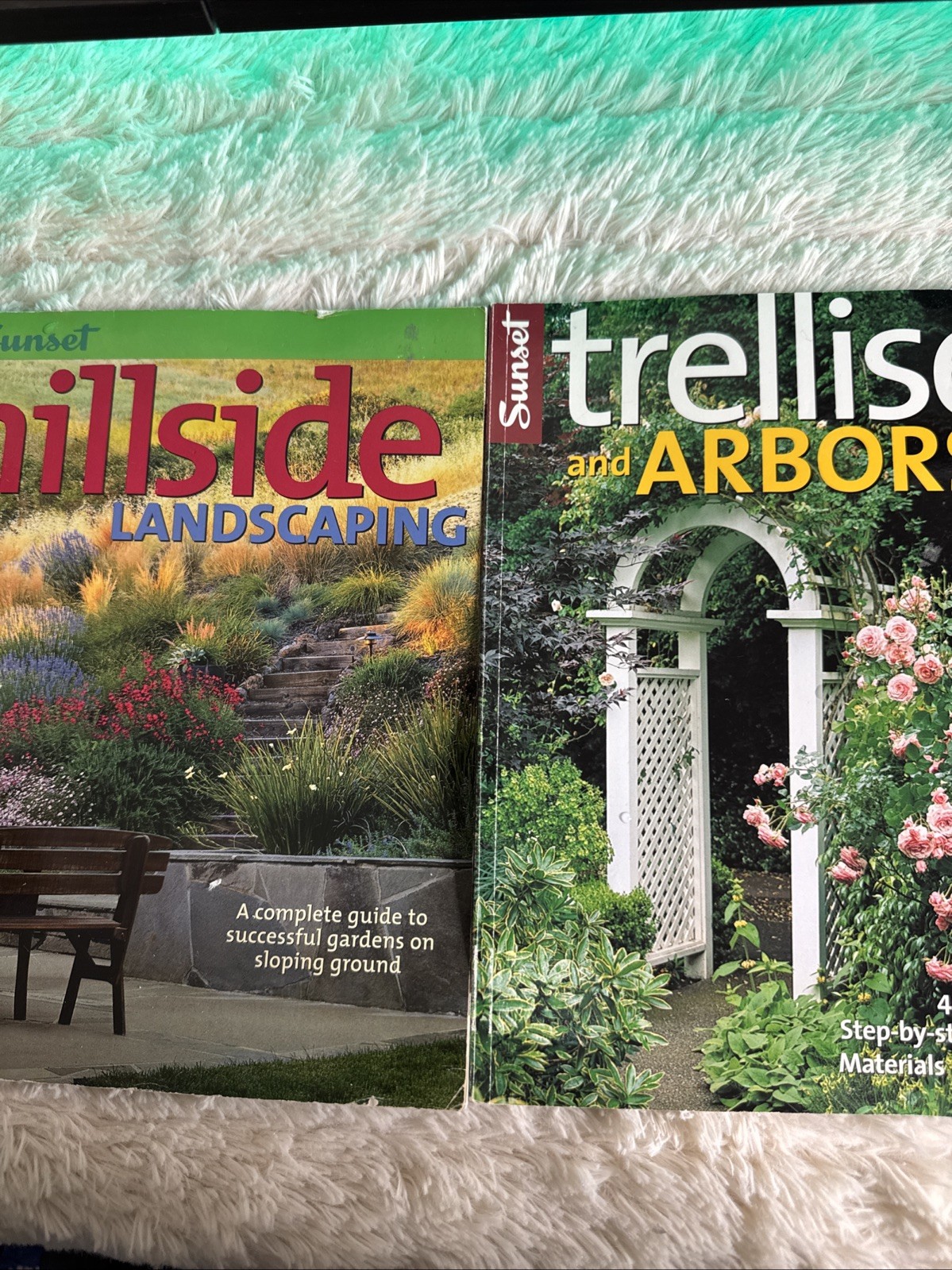 Lot of 2 Sunset Magazine Hillside Landscaping/ Terellises And Arbors A1
