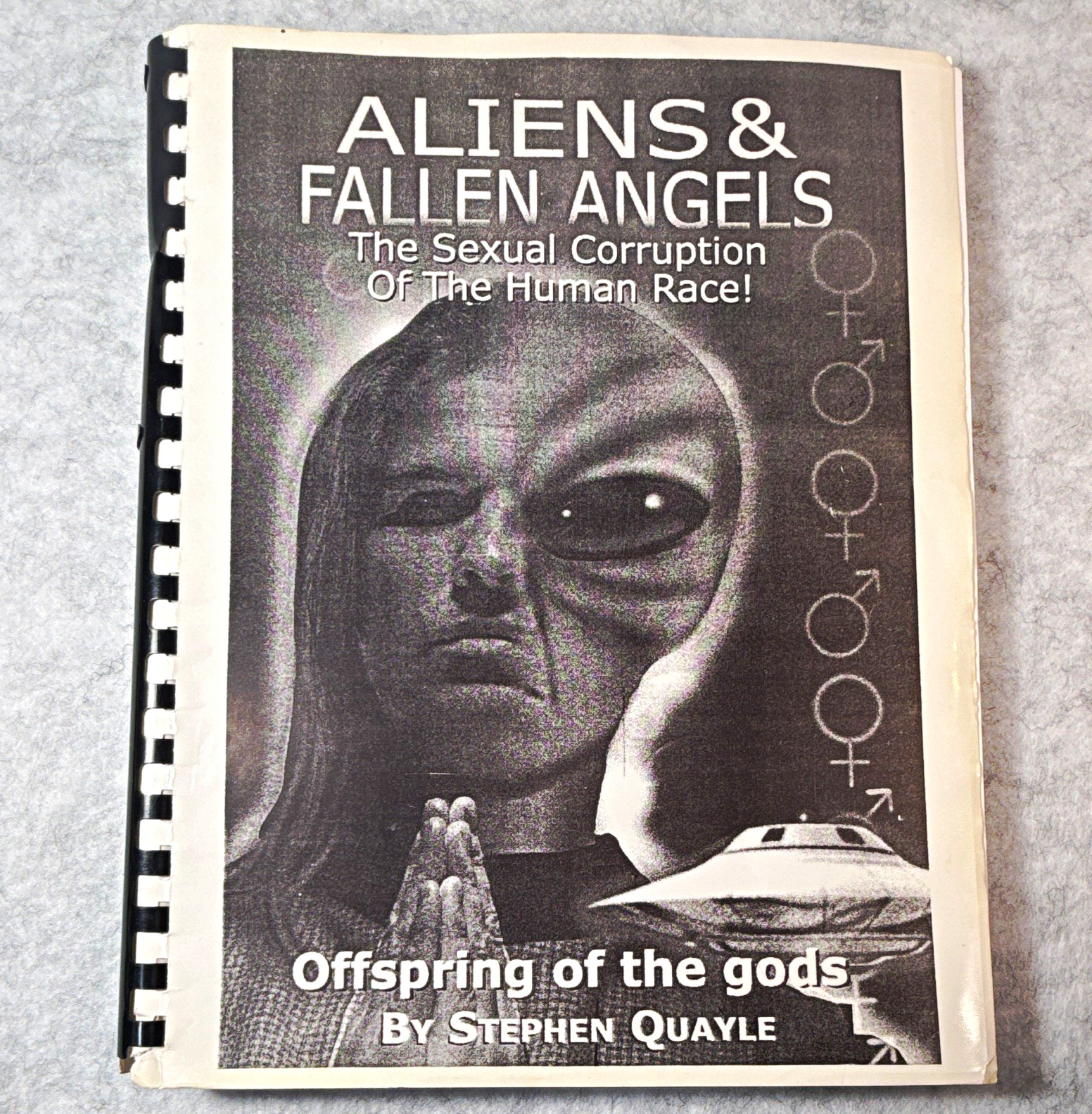 Aliens & Fallen Angels Stephen Quayle PB Spiral Bound Sexual Corruption Human