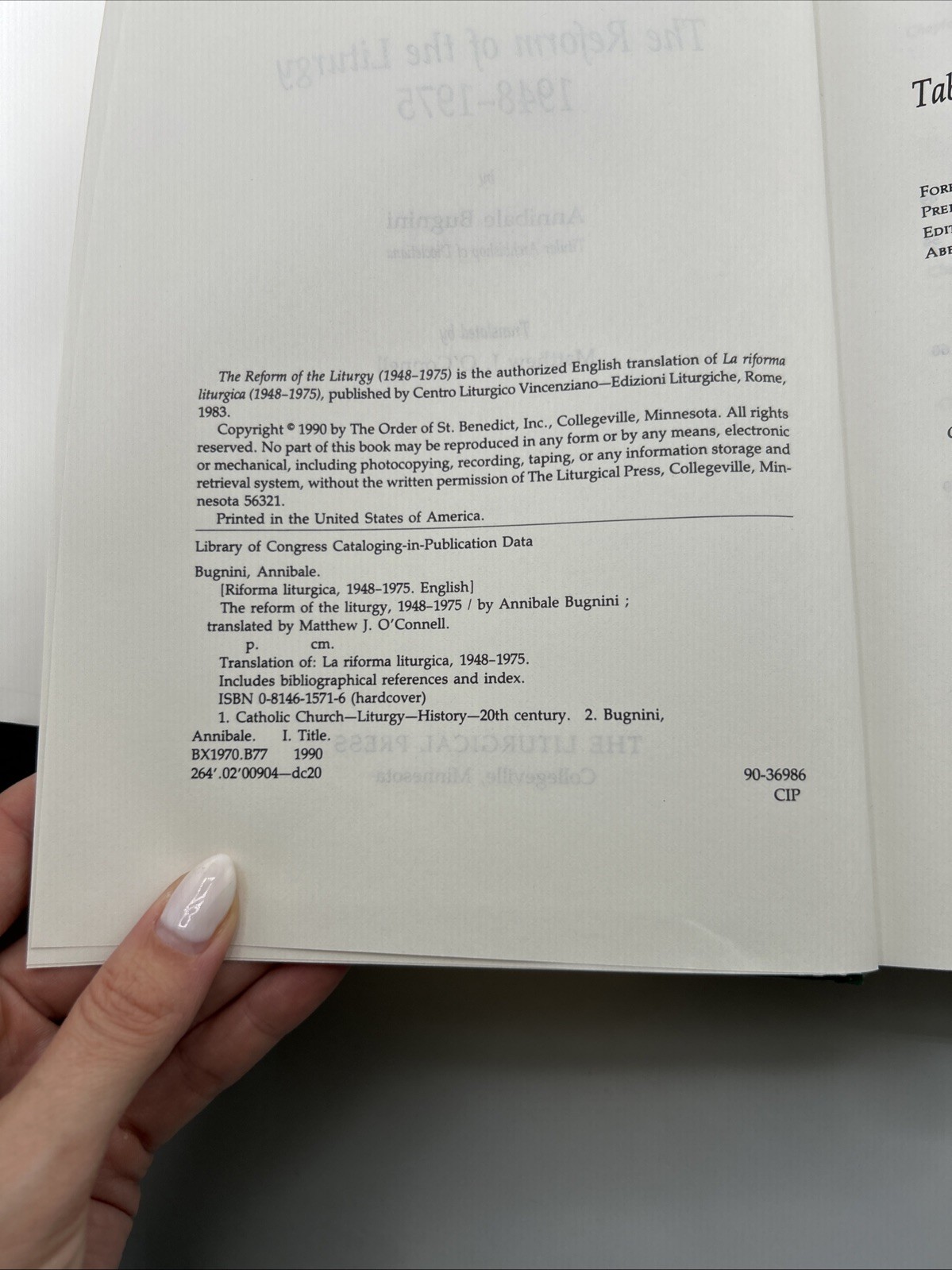 The Reform of the Liturgy (1948-1975)
