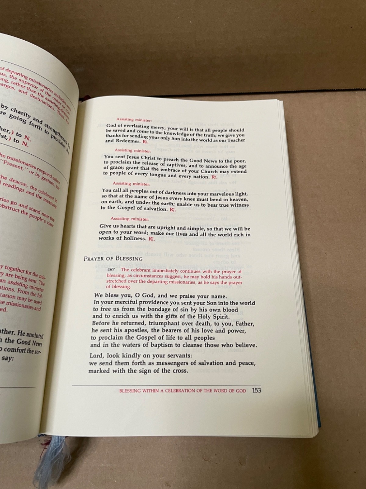Book of Blessings: Ritual Edition Liturgical Press 1989 hardcover