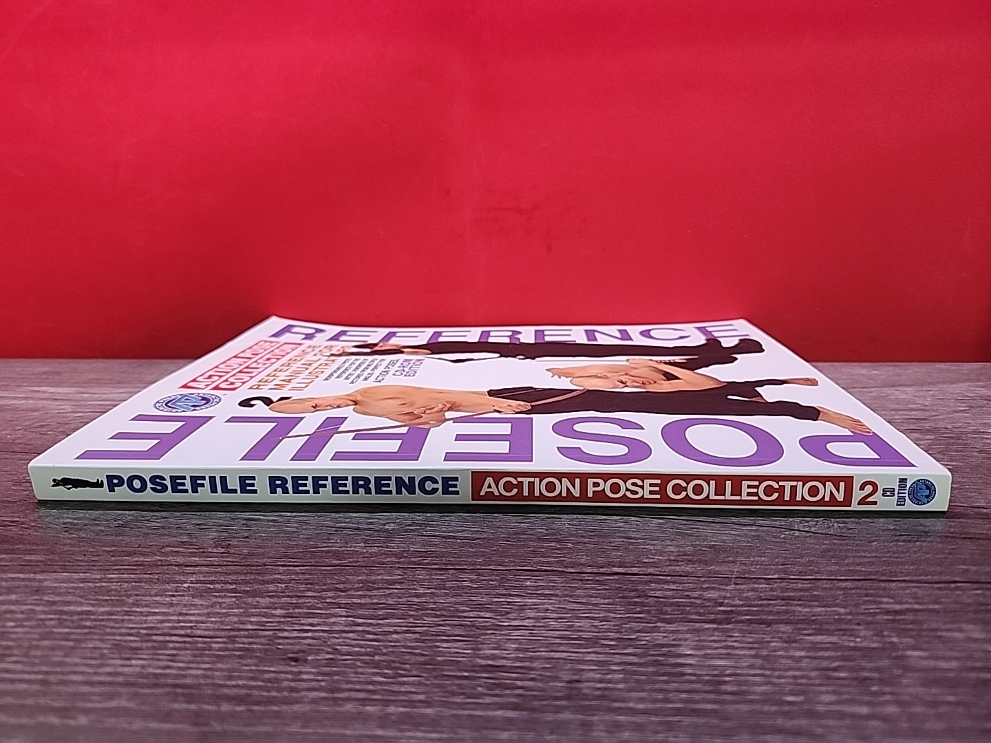 Posefile Reference Book #2 (2004) Manual for Illustrators w/ CD-ROM Action Pose