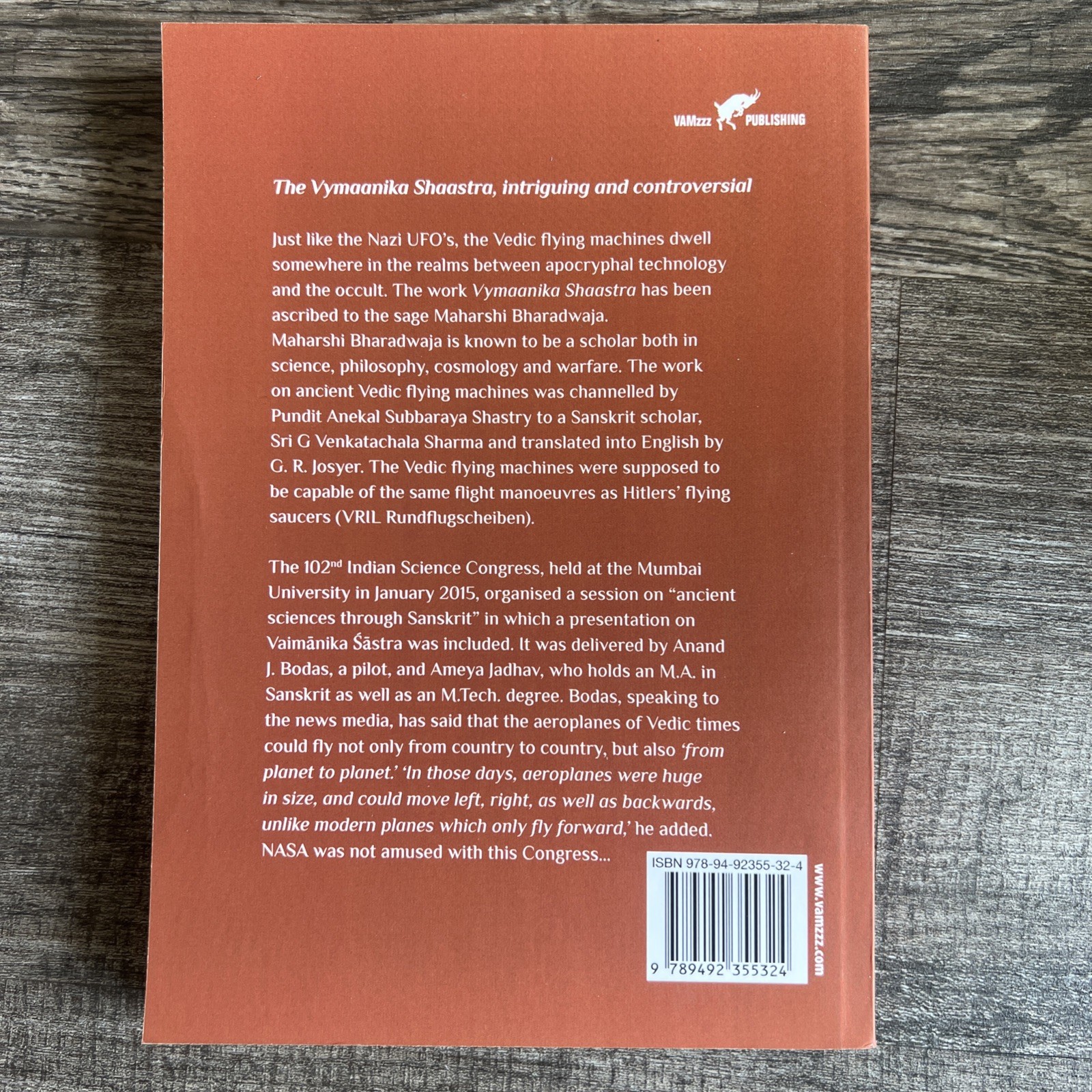 Vymaanika Shaastra : Or Science of Aeronautics by Maharishi Bharadwaaja…