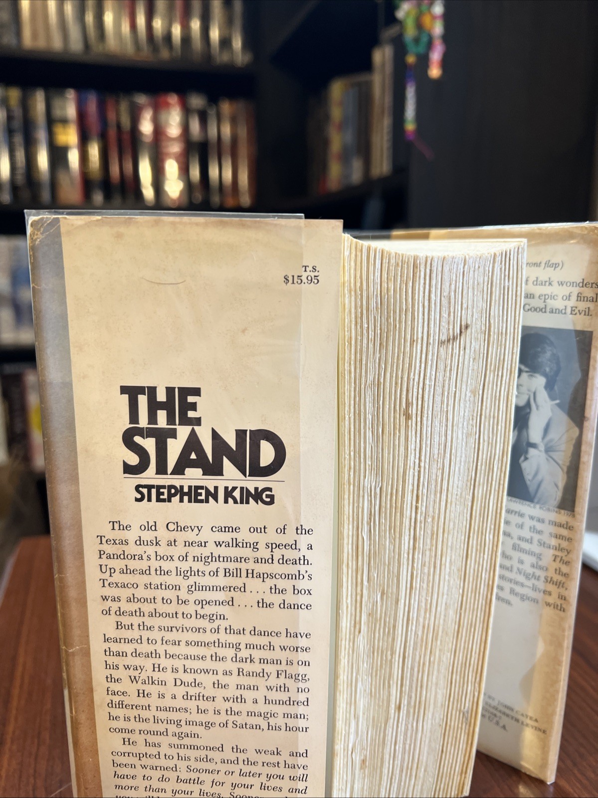 Stephen King The Stand 1978 First Edition Later Print $15.95 DJ, Gutter Code Y29