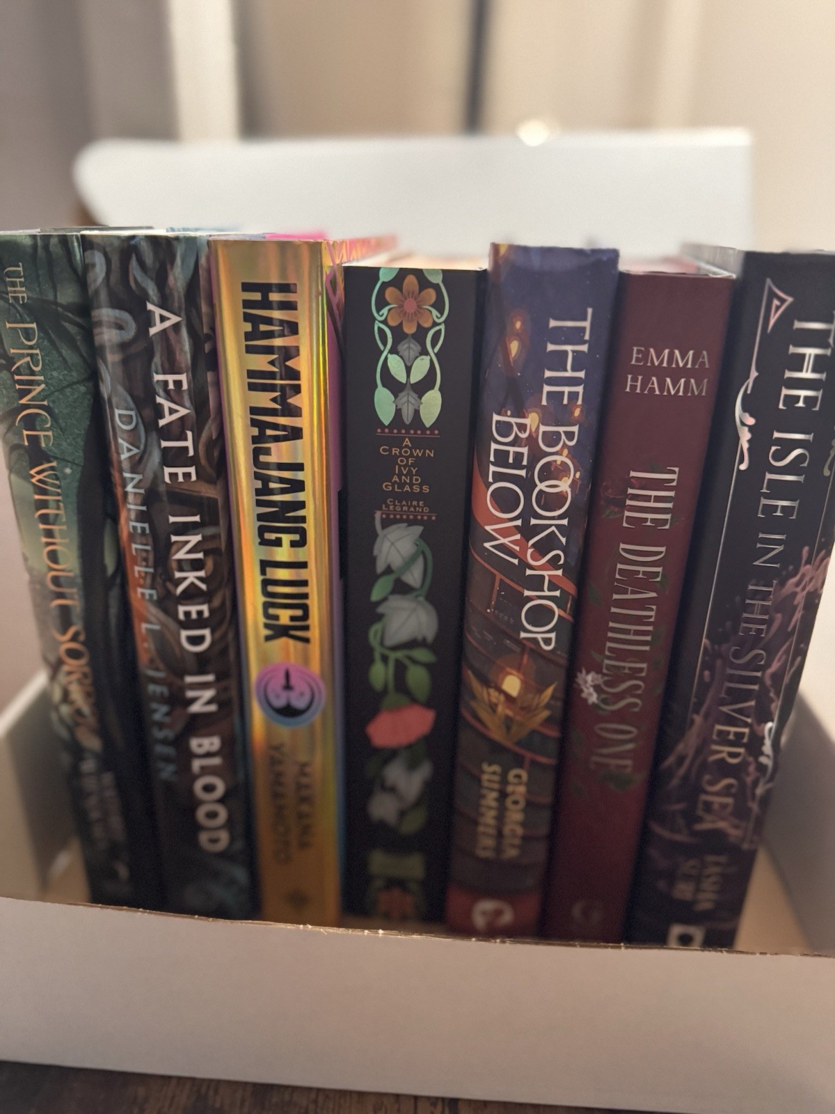 Special edition Book Lot- Includes A fate Inked In Blood- Signed & Sprayed Edges