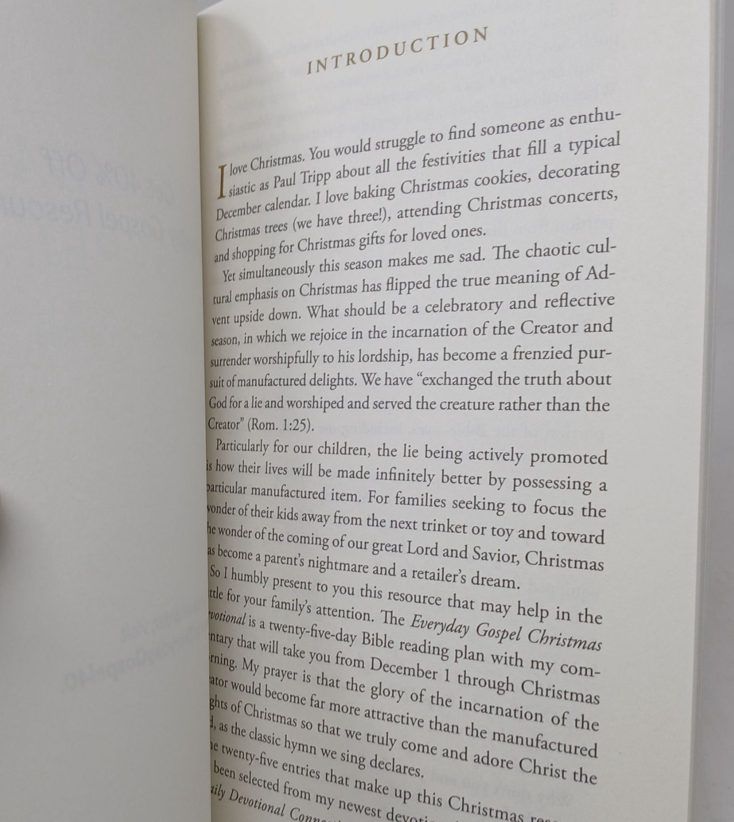 Everyday Gospel Christmas Devotional By Paul David Tripp Dec 1-25 PB #H-4