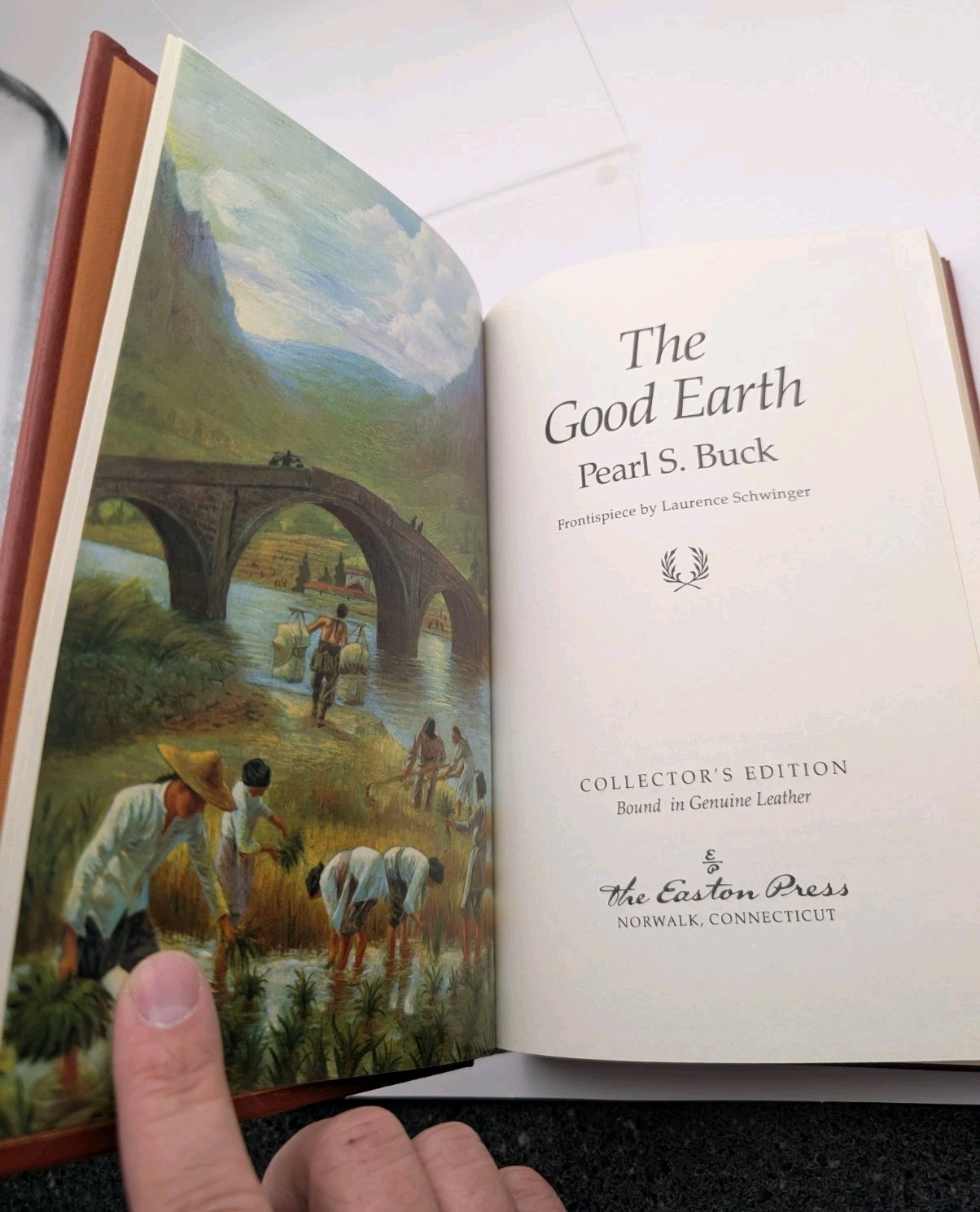🌍㊗️ The Good Earth Easton Press Pearl S. Buck 2007 Leather HC
