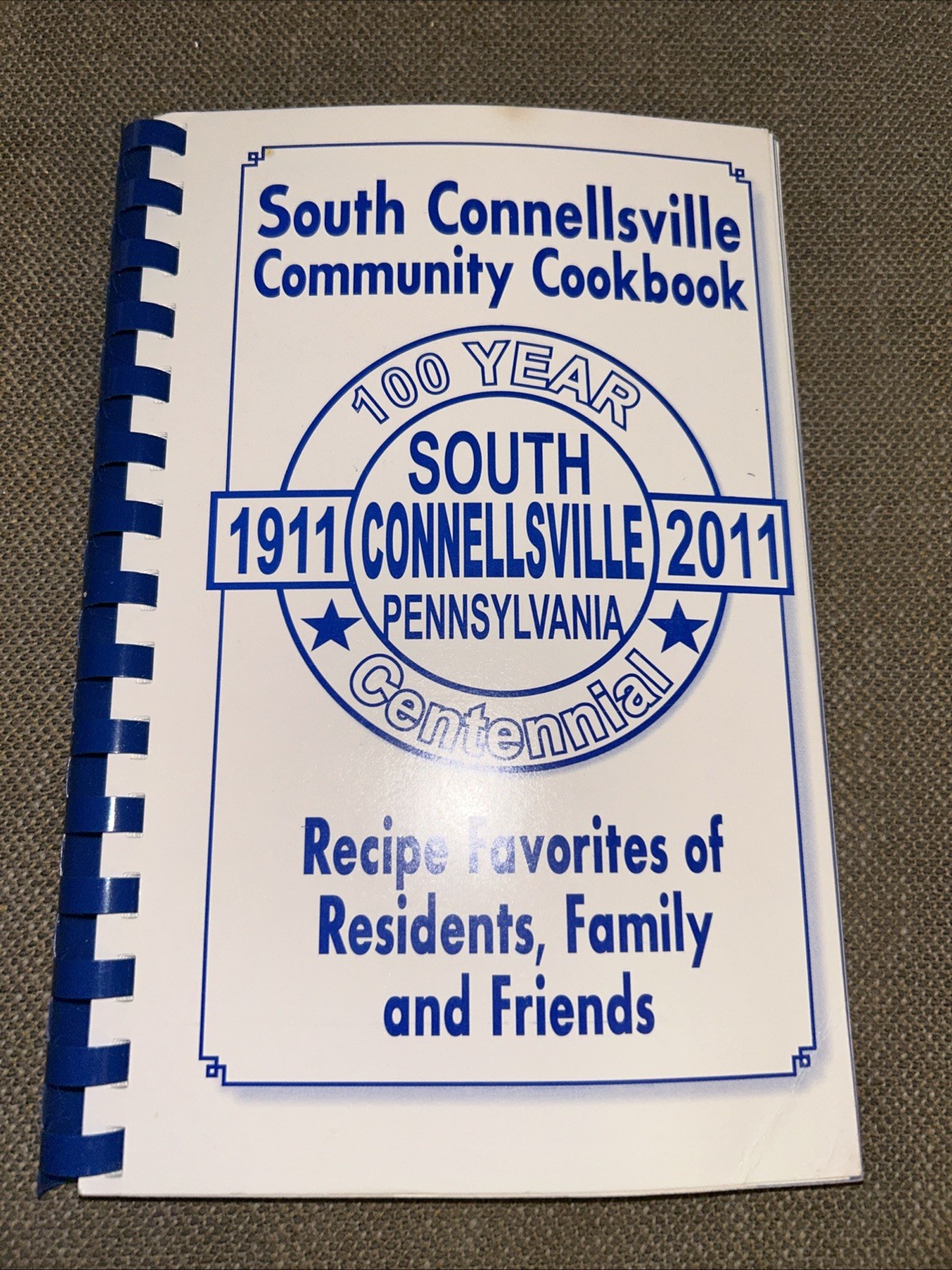 South Connellsville Community Cookbook 2011 Pennsylvania