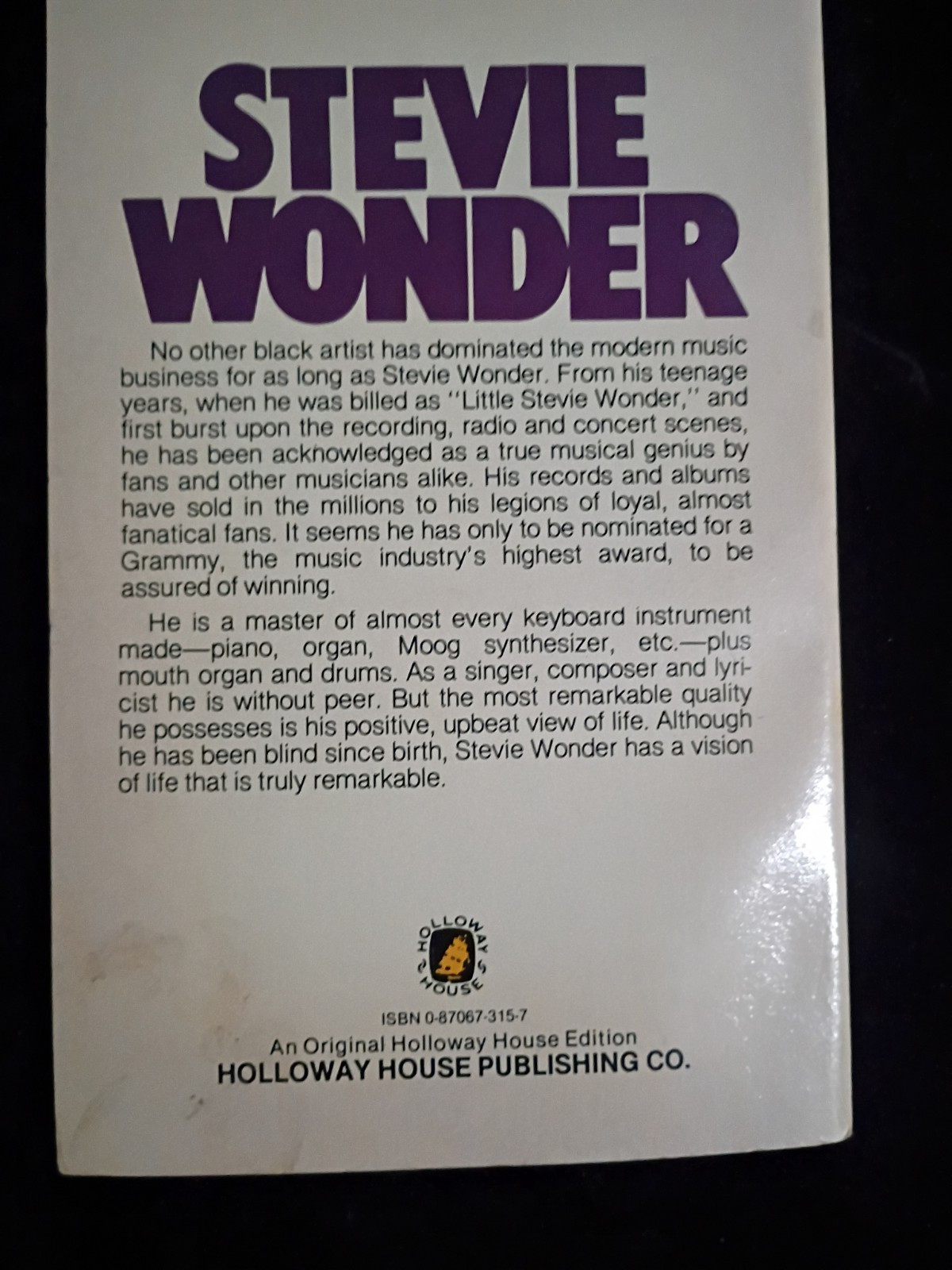 HOLLOWAY HOUSE PUB..1980 STEVIE WONDER BY MARIANNE RUUTH