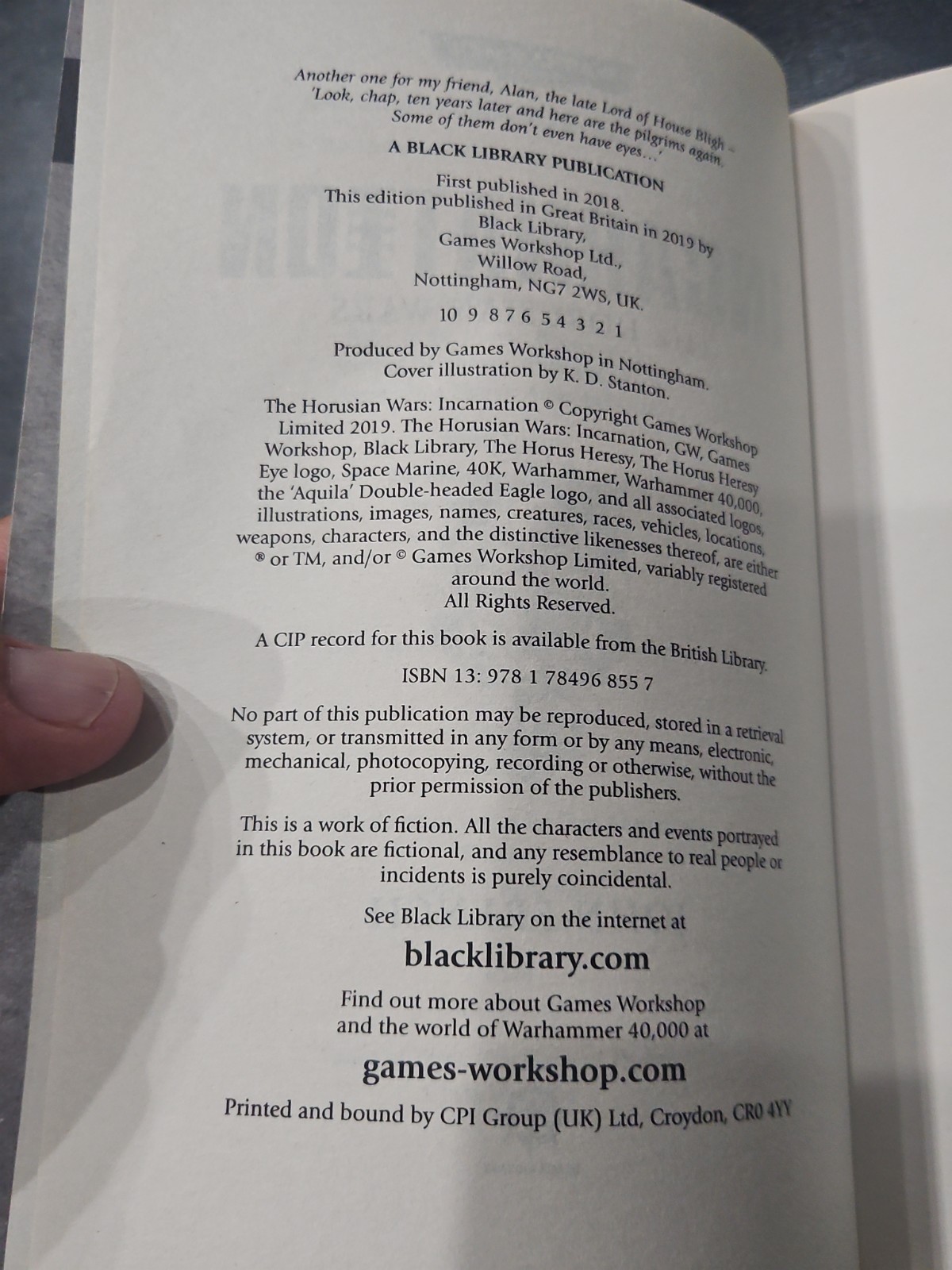 Black Library Warhammer 40,000 40K Incarnation The Horusian Wars John French