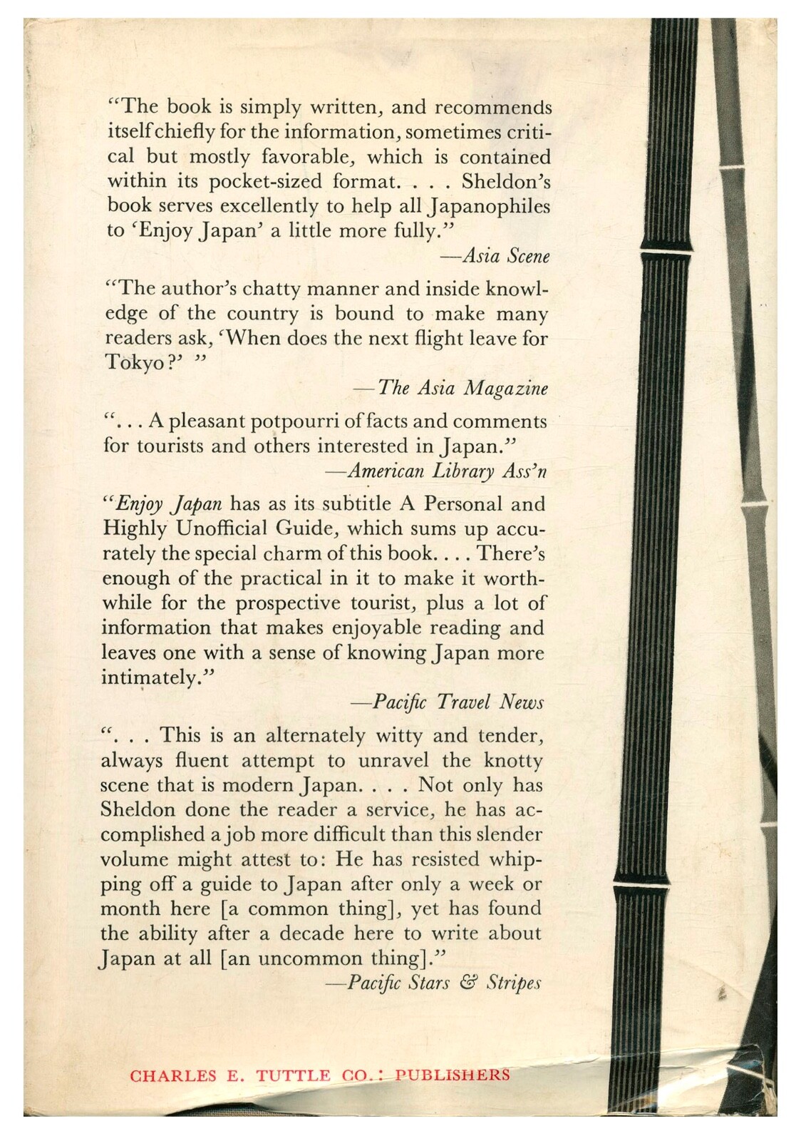 Enjoy Japan by Sheldon HC 1968 W1