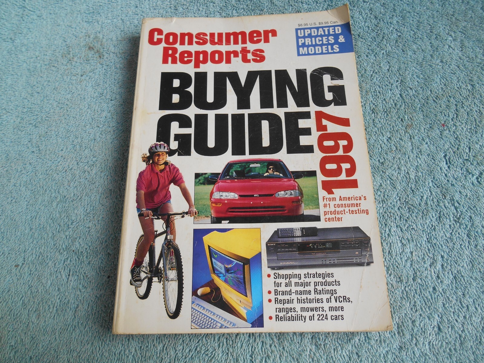 VINTAGE CONSUMER REPORTS BUYING GUIDE 1997 PAPERBACK BOOK 360 PAGES.