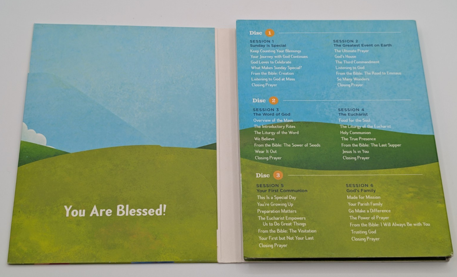 Brand New- Blessed: First Communion DVD 3-Disc Set Dynamic Catholic Kids Family