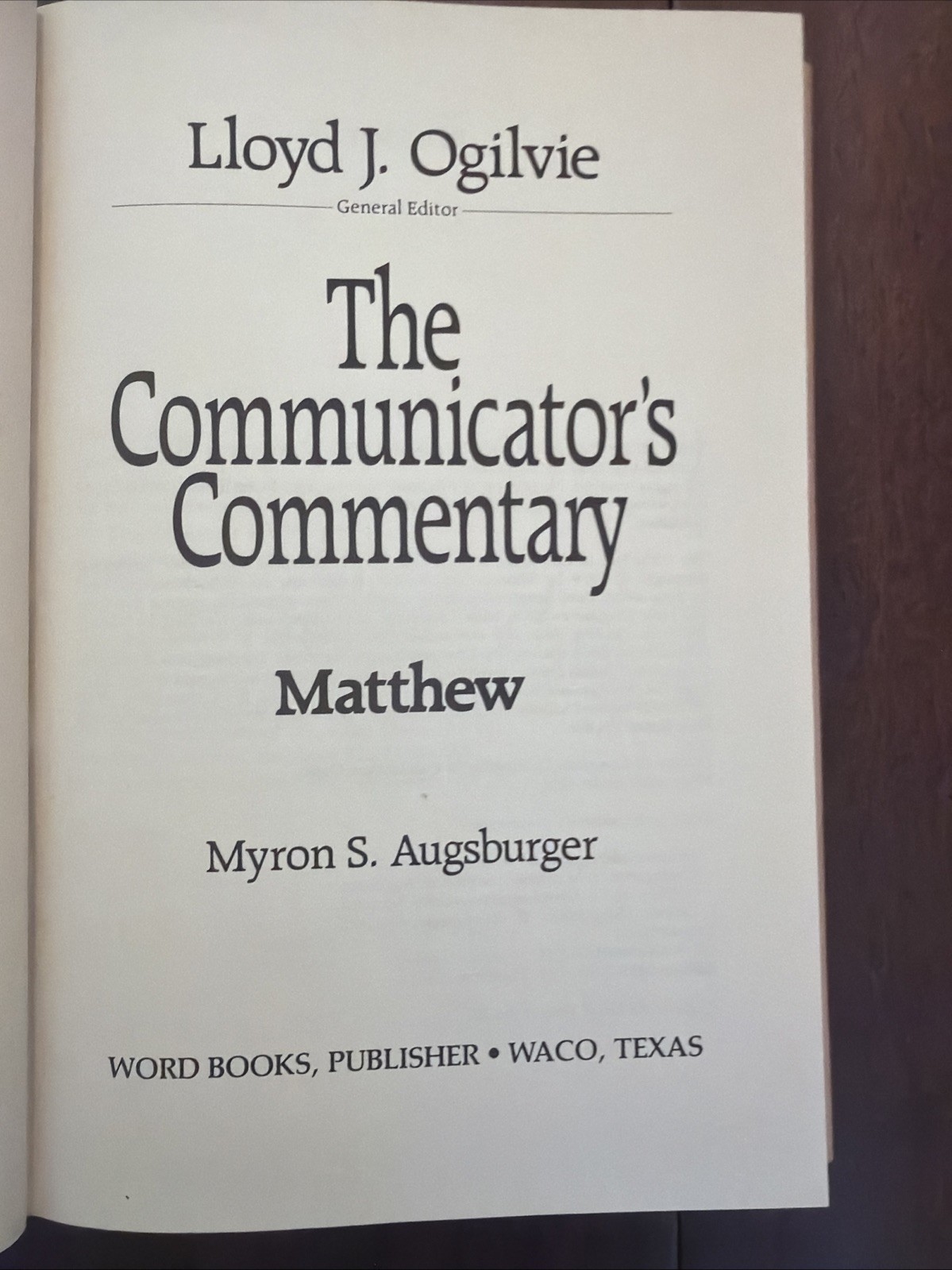 Ogilvie THE COMMUNICATOR’S COMMENTARY New Testament Bible Complete 12 Volume Set