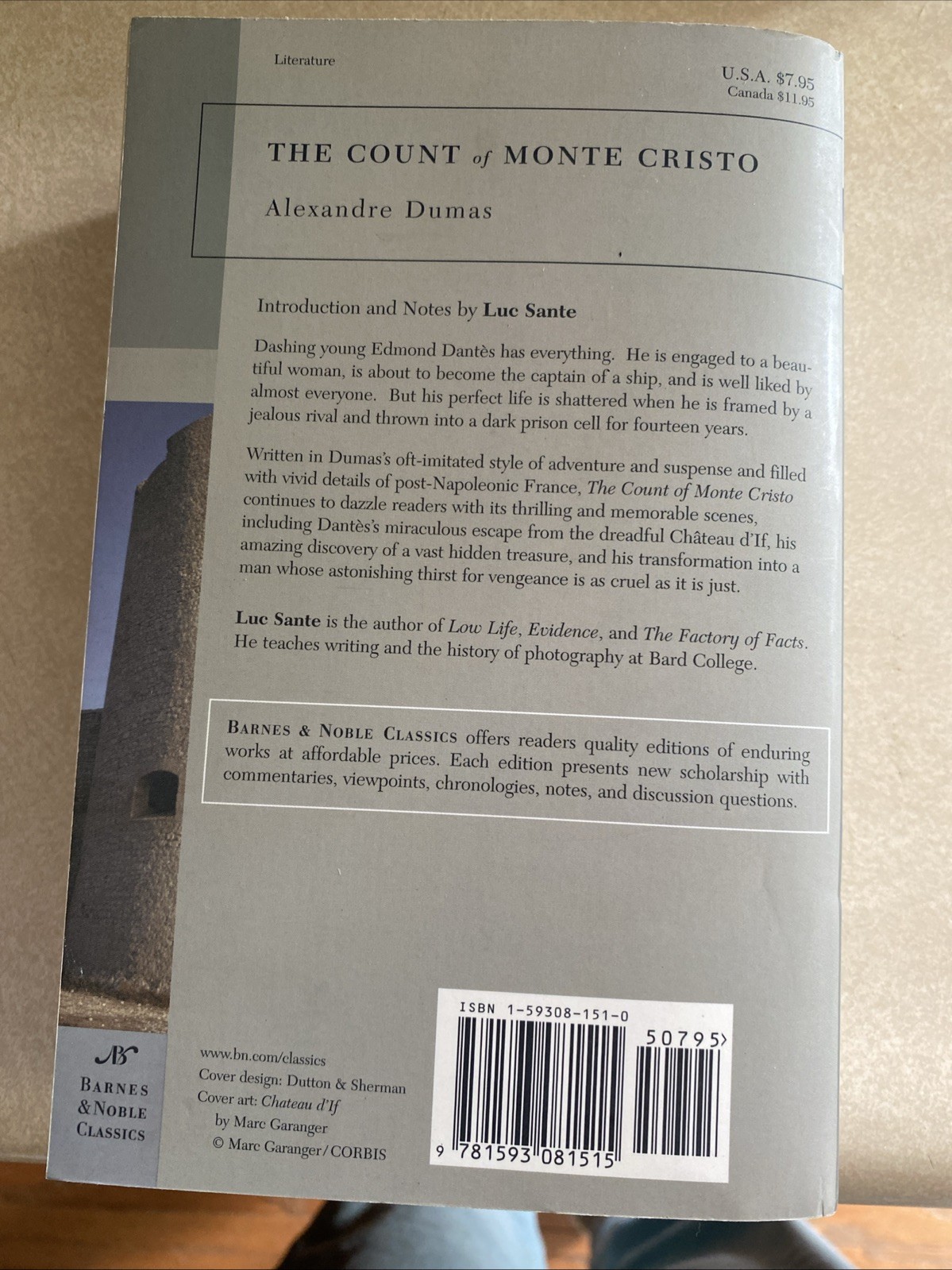The Count of Monte Cristo -ABRIDGED- By Alexandre Dumas, Paperback, 2004