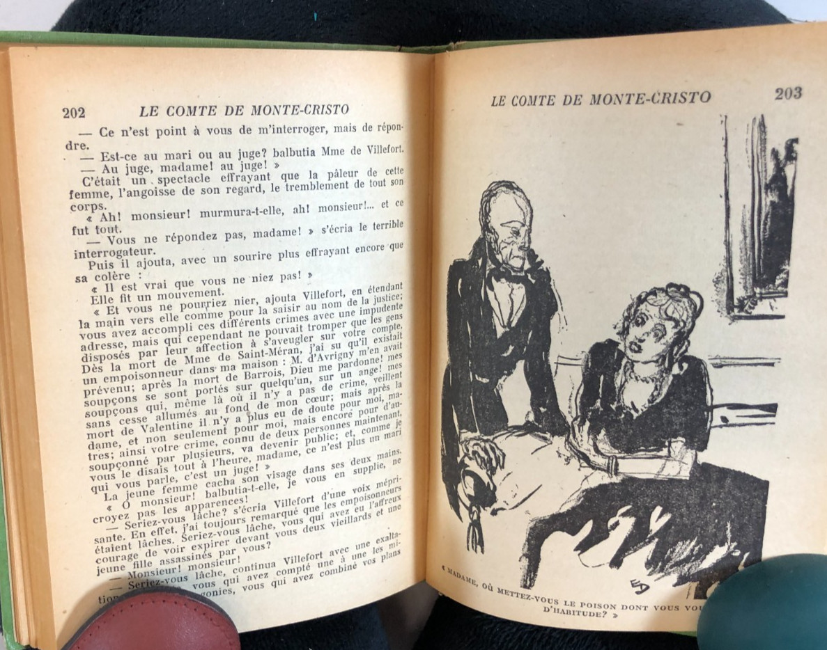 Le Comte de Monte-Cristo, 2 volumes, Dumas, 1938, E-120