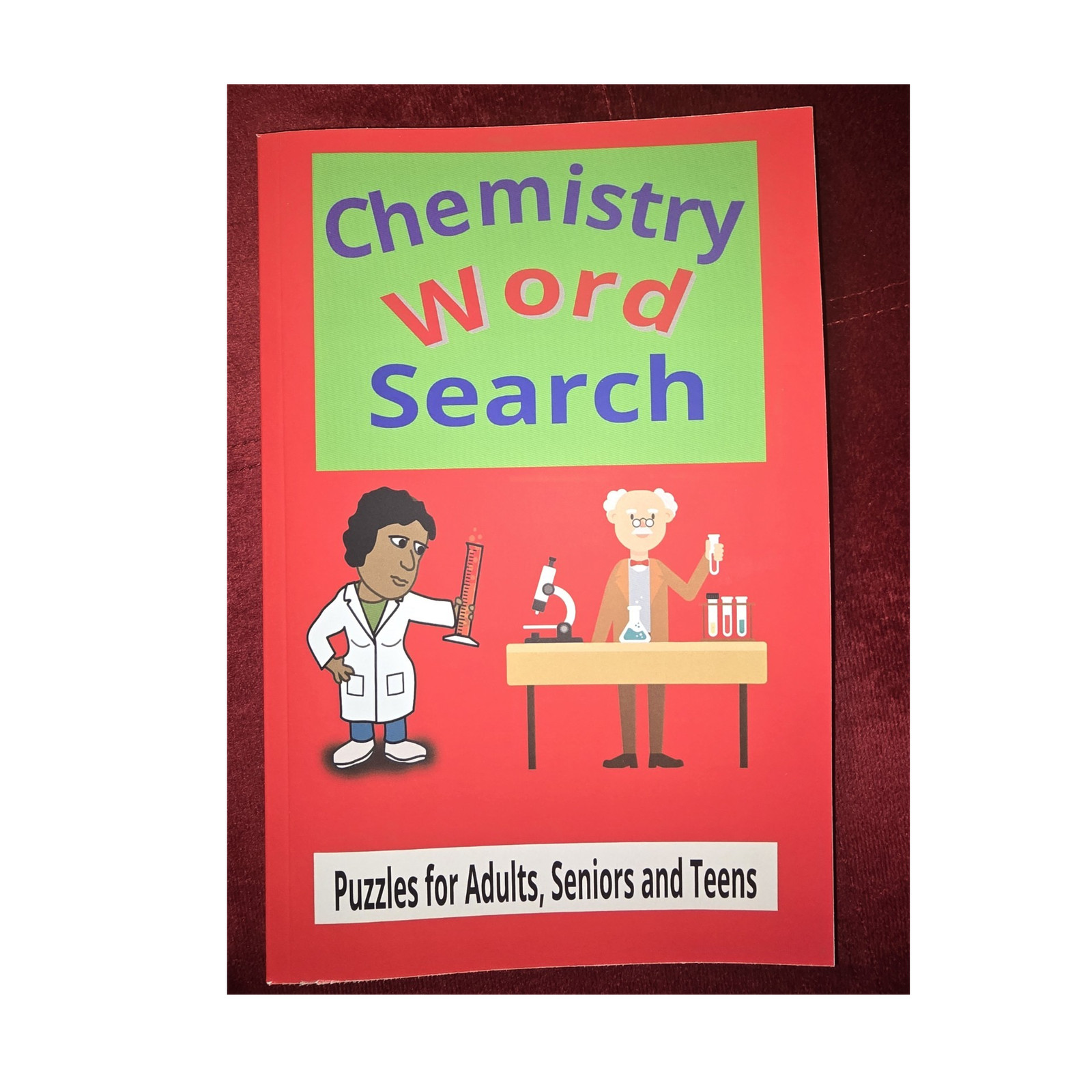 Chemistry Word Search Paperback for Adults, Teens, Seniors