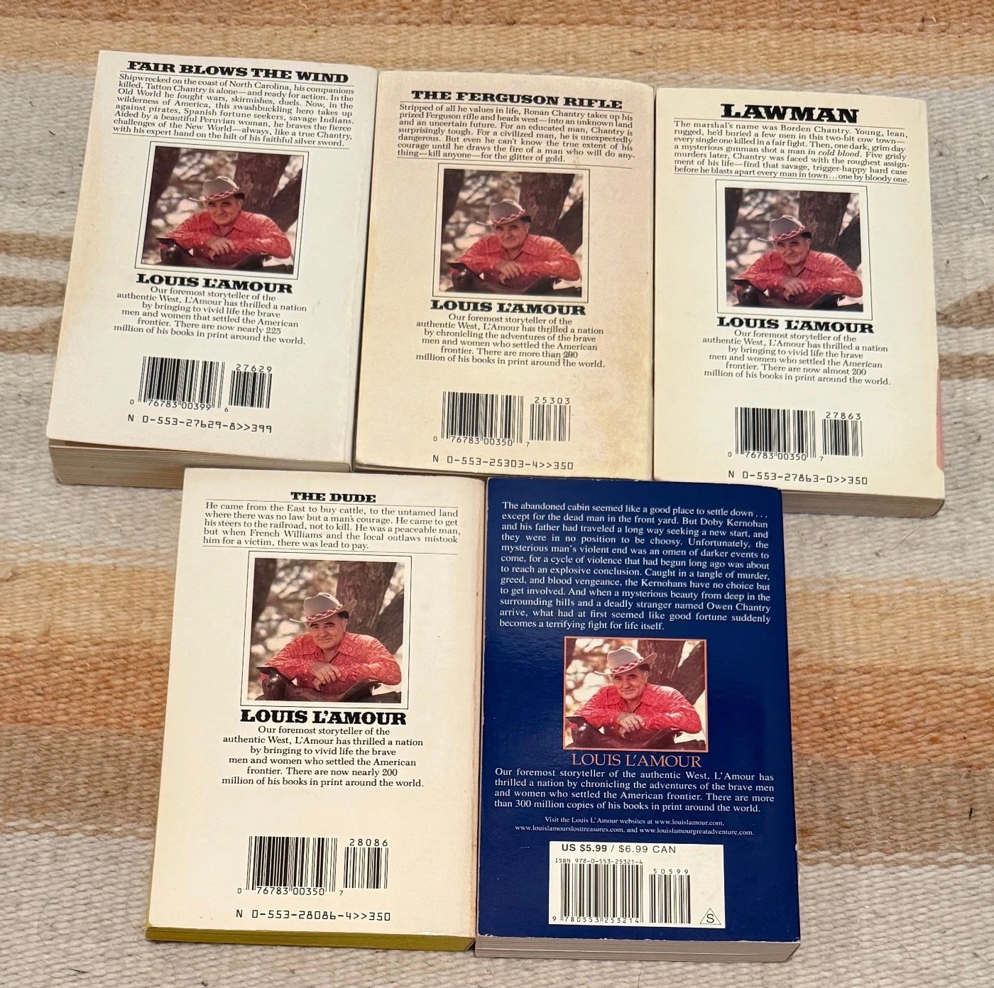 Louis L’Amour PB lot of 17 Talon Series Chantry Series plus Short Stories