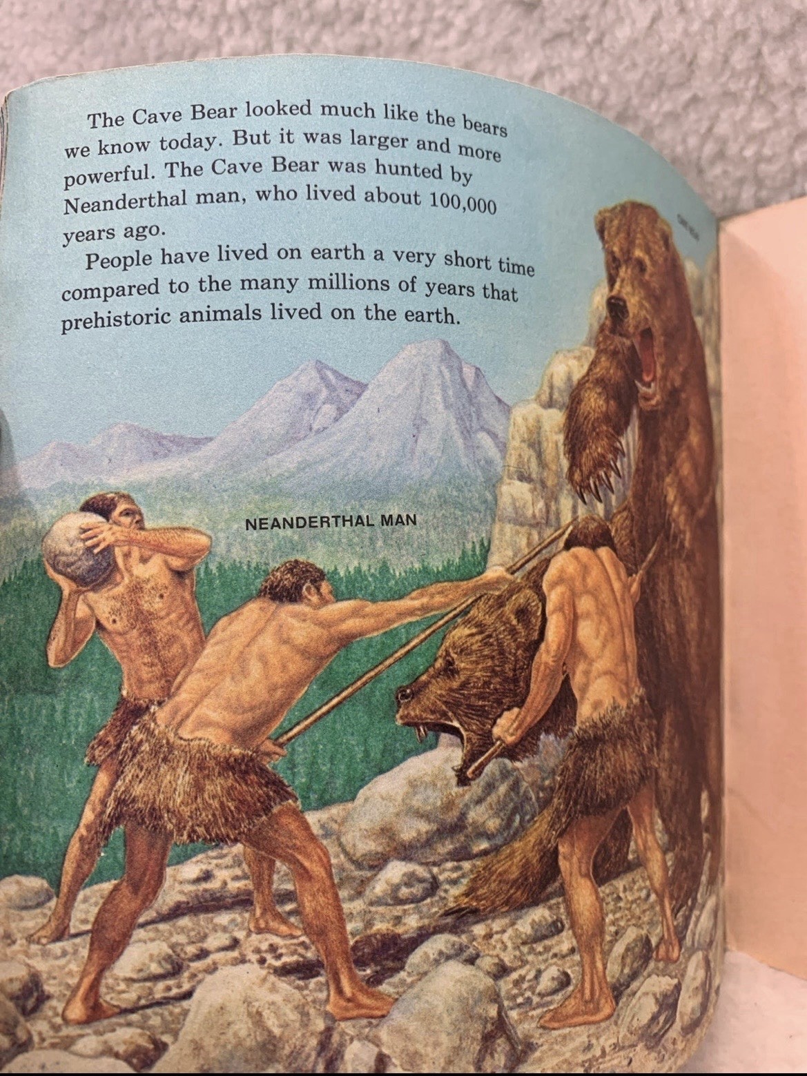 Prehistoric Animals By Peter Zallinger Childrens Book Random House Vintage 1978