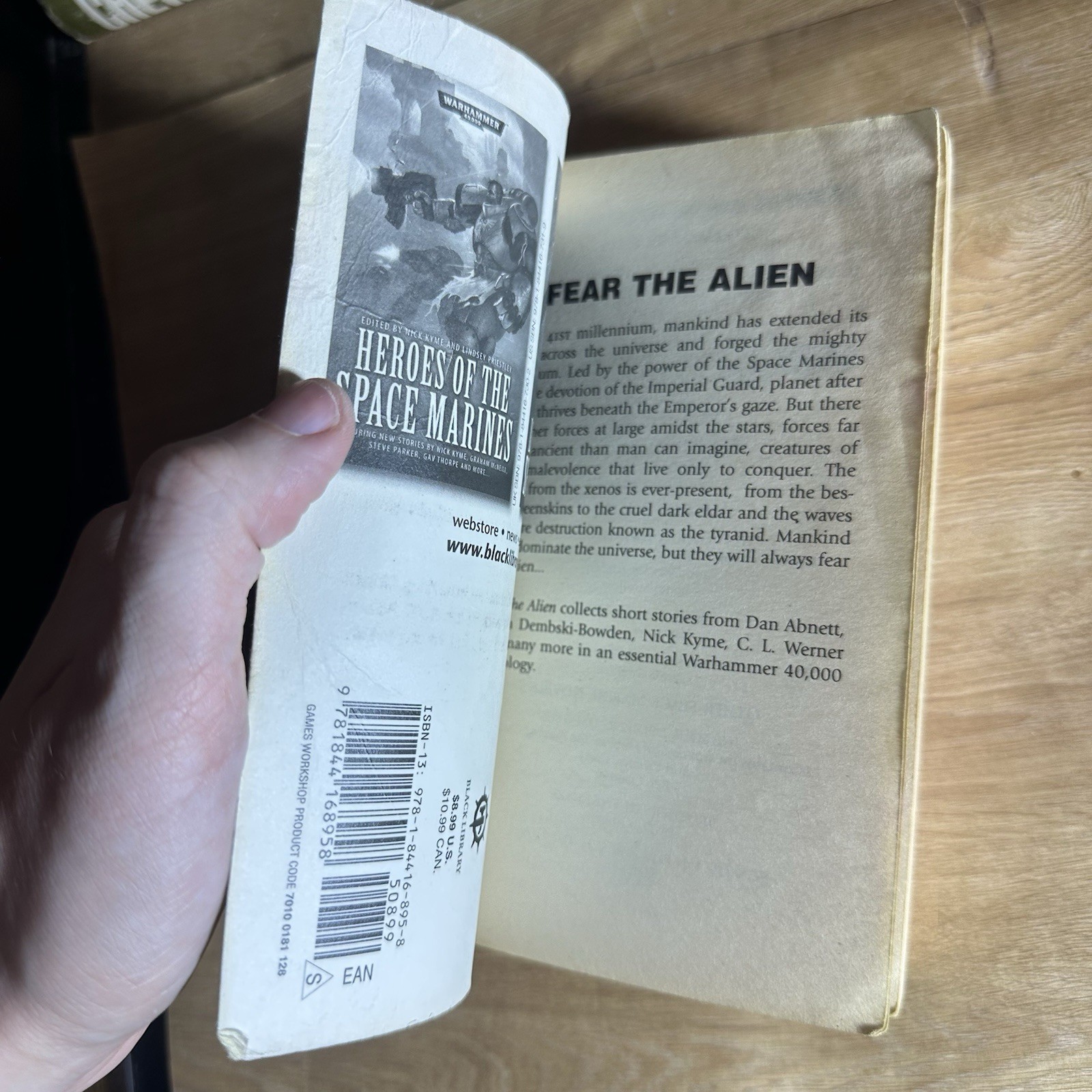 Fear the Alien Warhammer 40K Christian Dunn Vintage Paperback Book Black Library