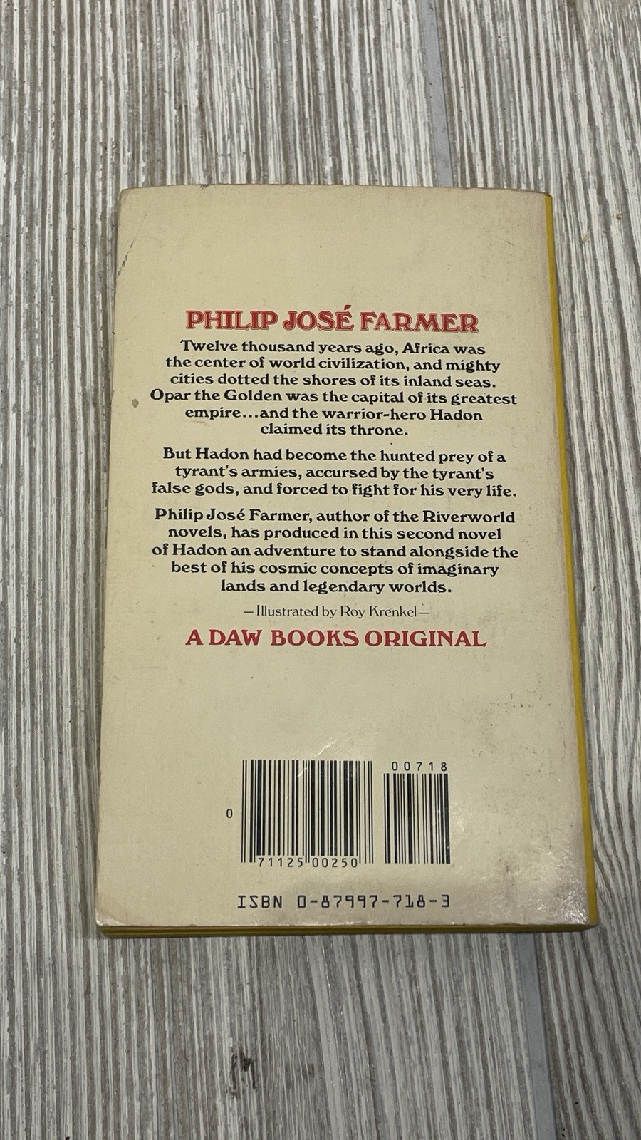 Philip Jose Farmer Flight to Opar Paperback DAW 1st Print June 1976 Illustrated